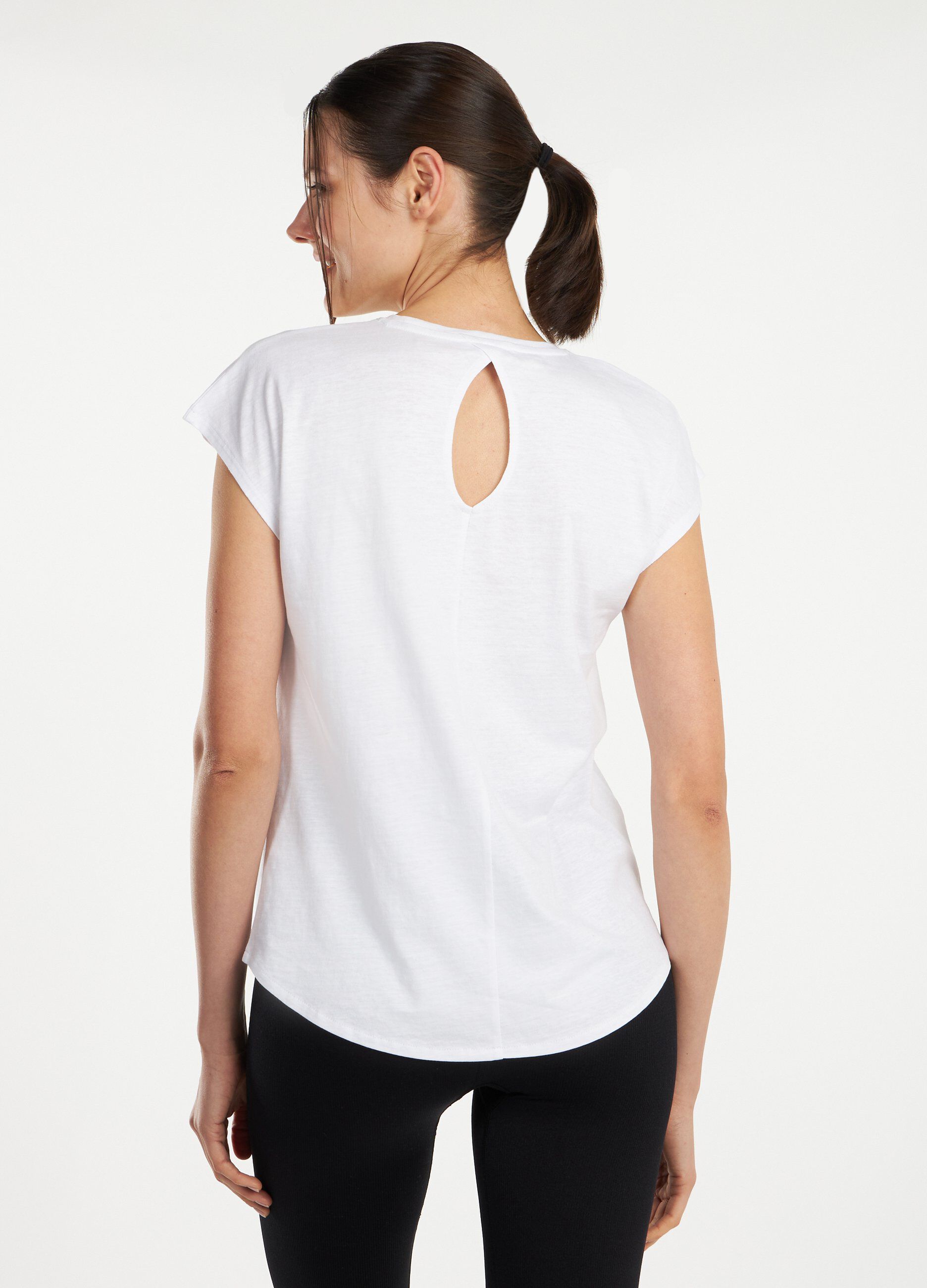 T-shirt Holistic fitness in puro jersey di cotone donna_1