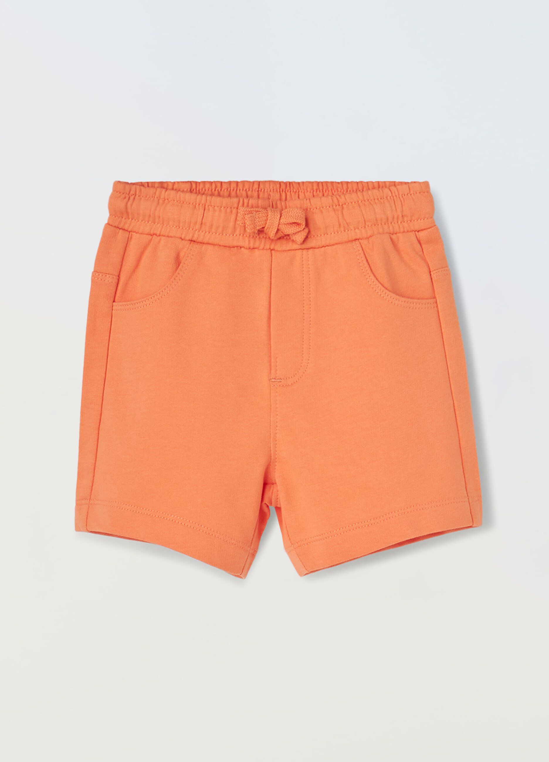 Shorts in puro cotone neonato_0