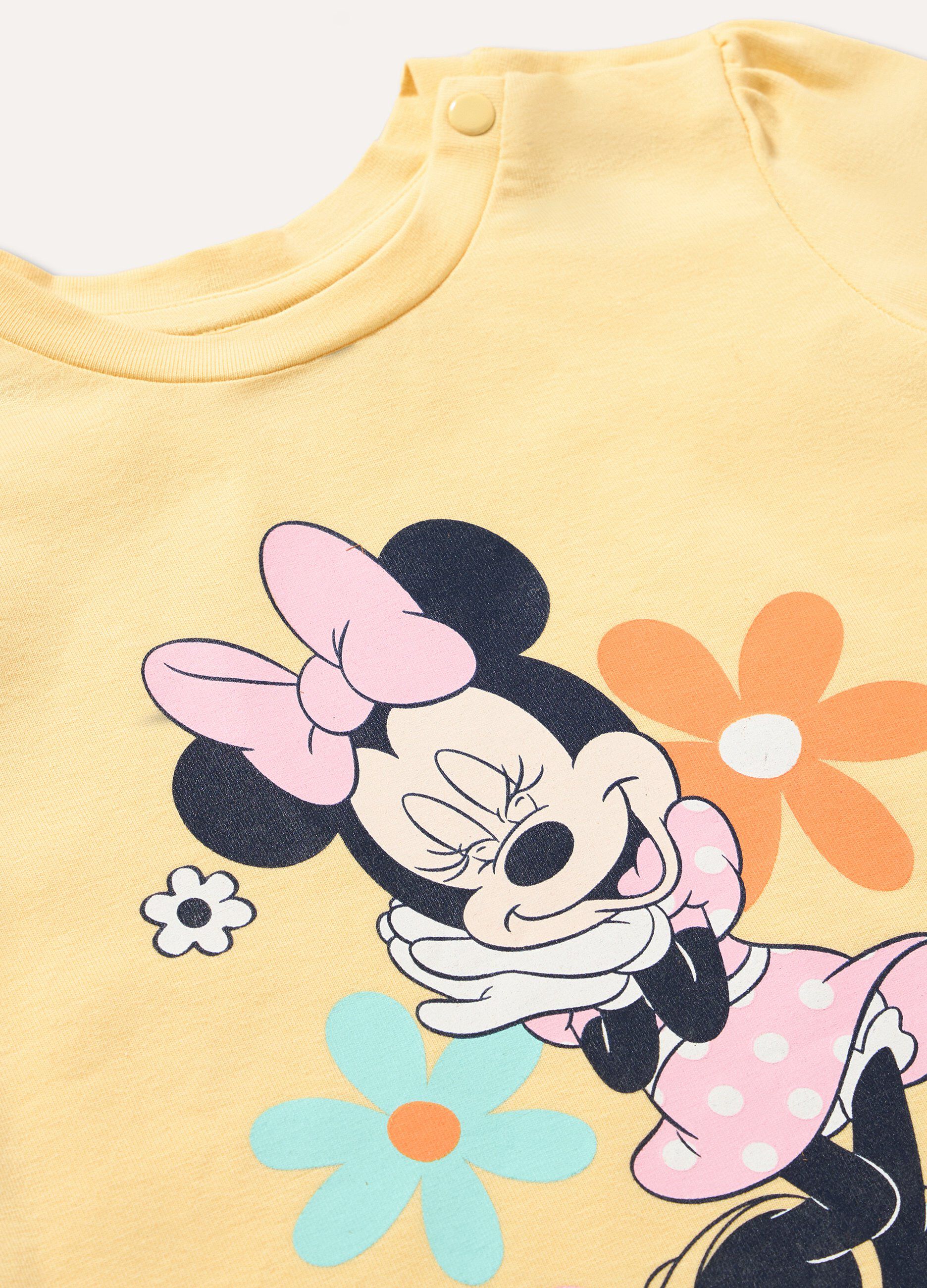 T-shirt Disney a maniche lunghe in cotone neonata_1