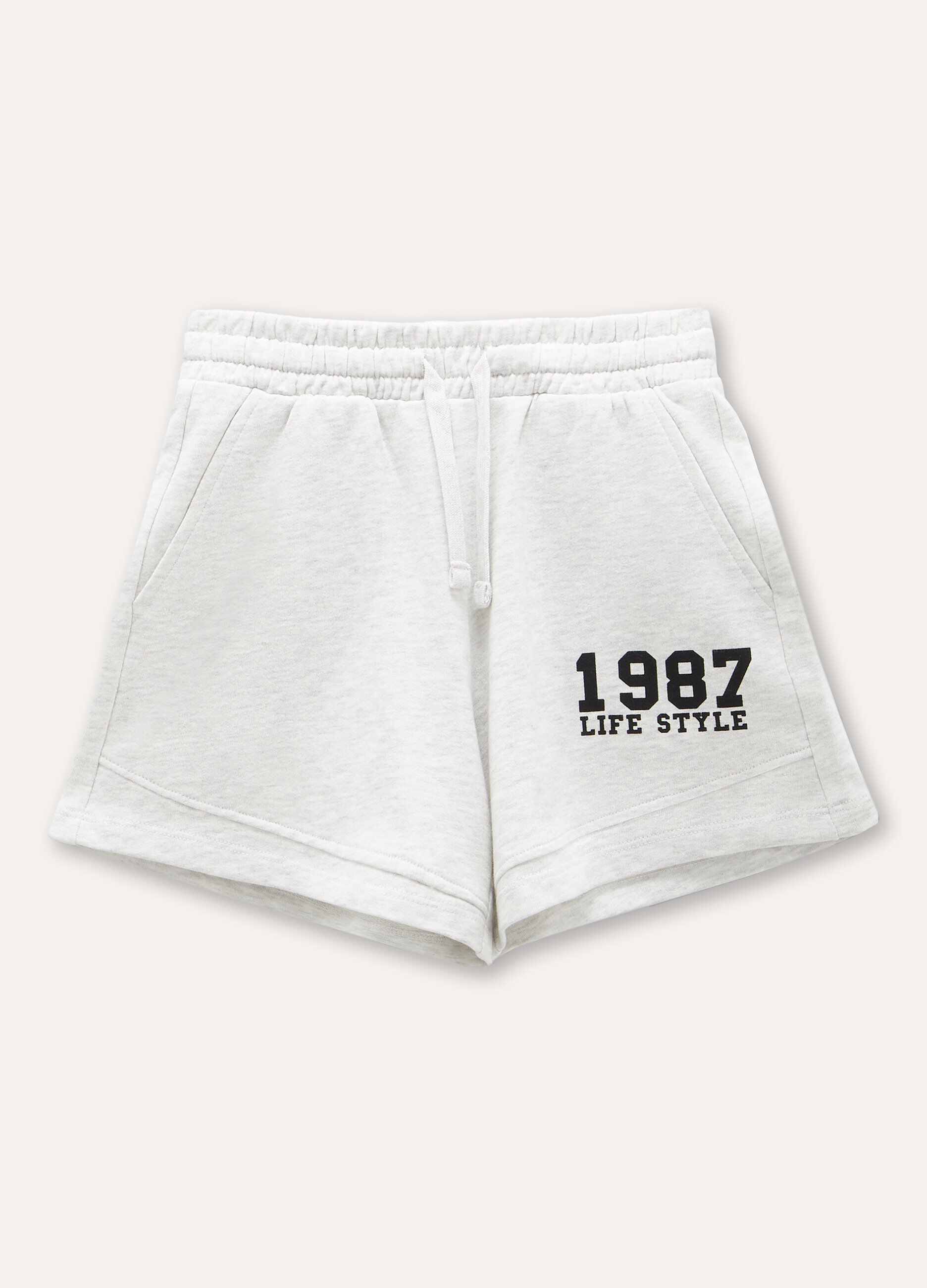 Shorts in misto cotone ragazza_0