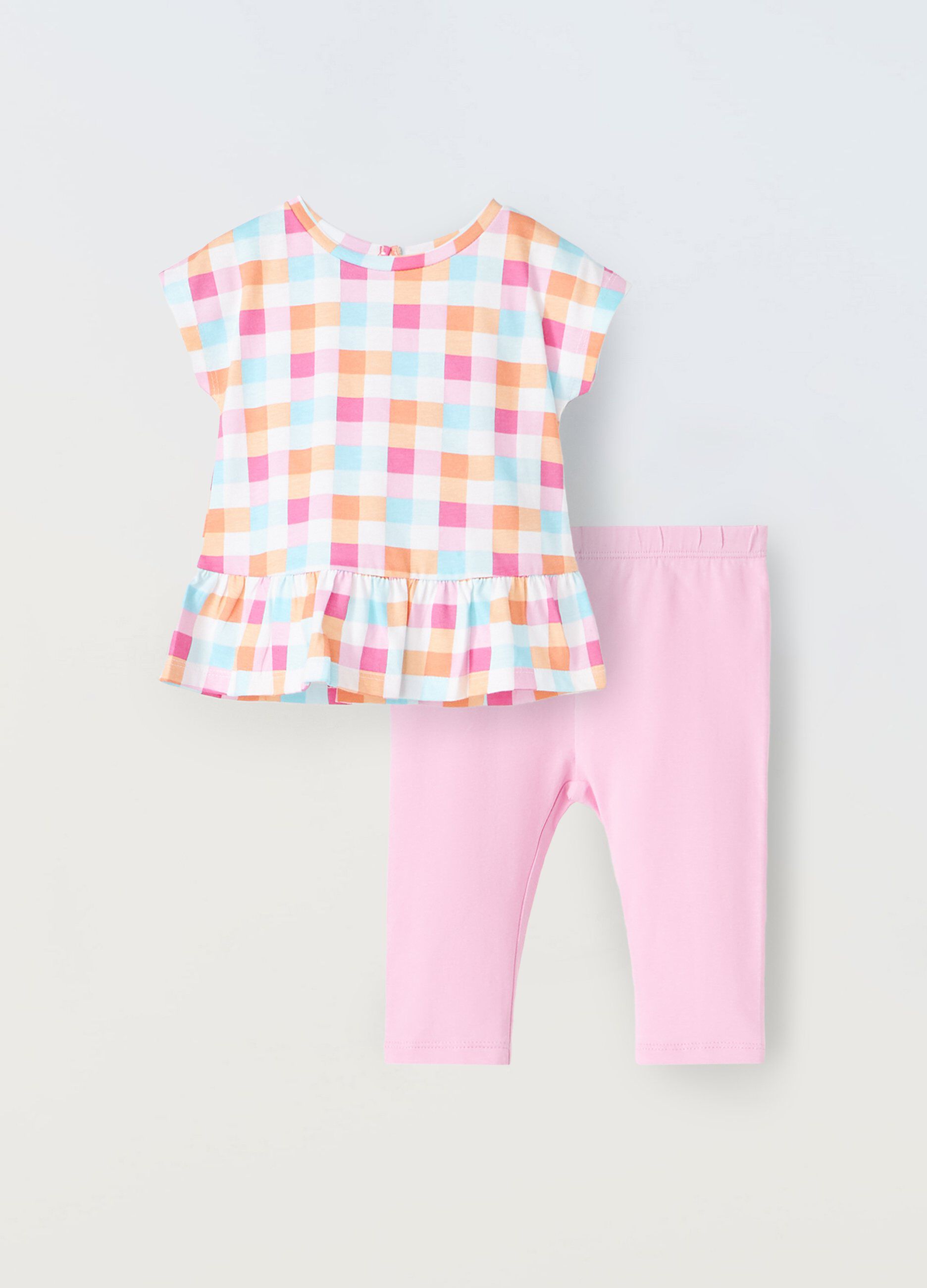 Jogging set in cotone stretch neonata