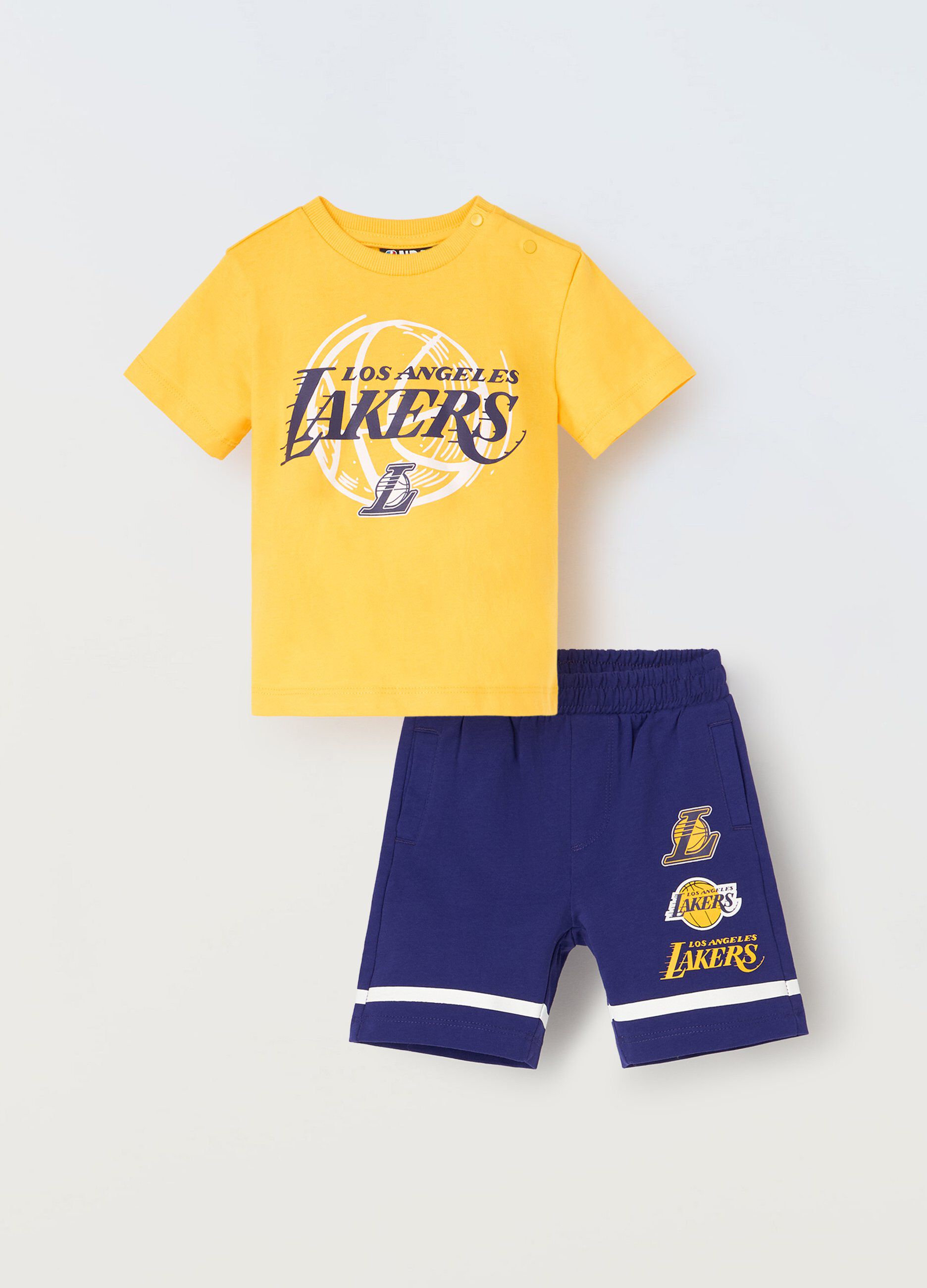 Jogging set in puro cotone NBA neonato_0