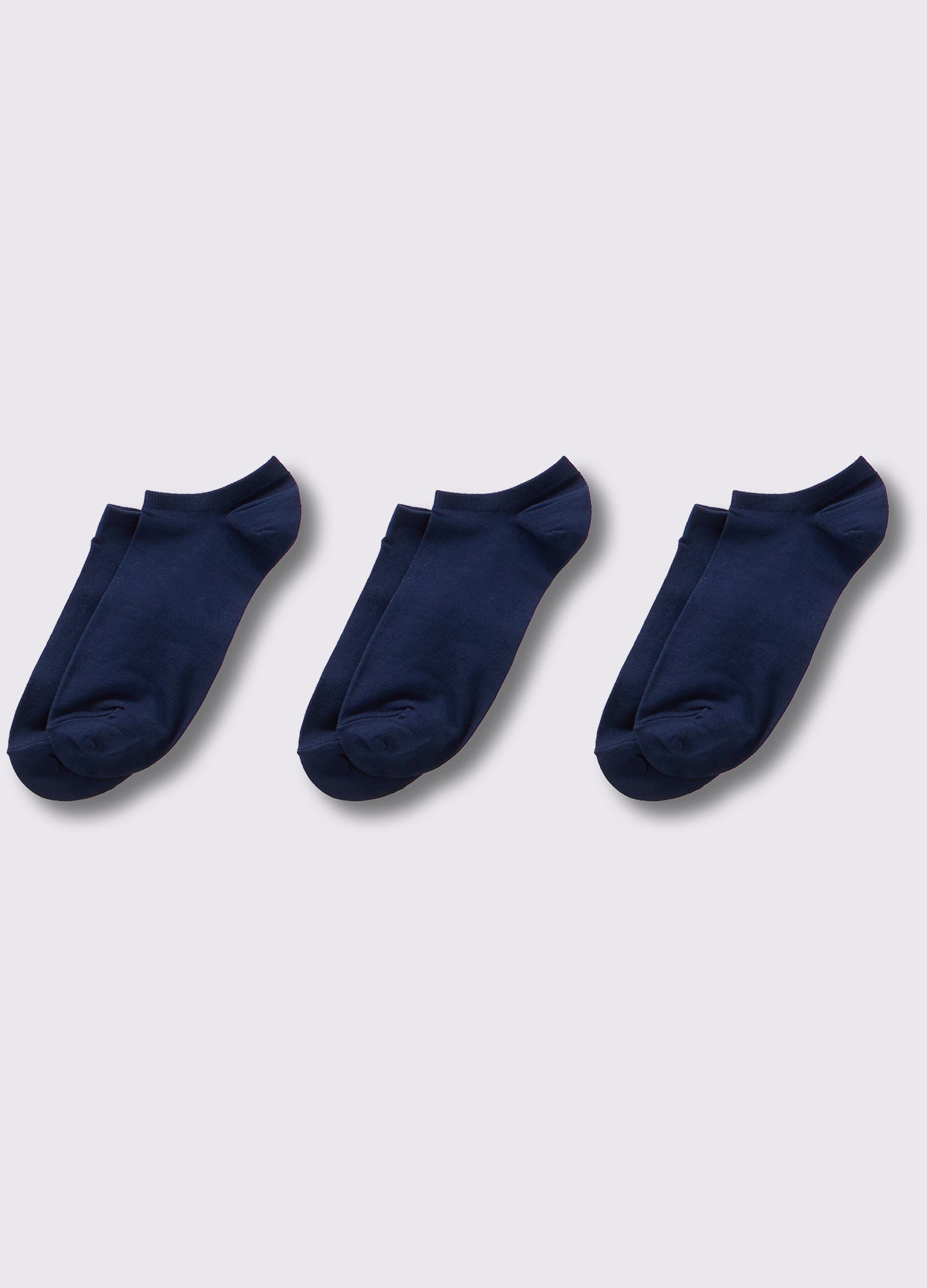 Pack 3 calze corte in cotone stretch uomo_0