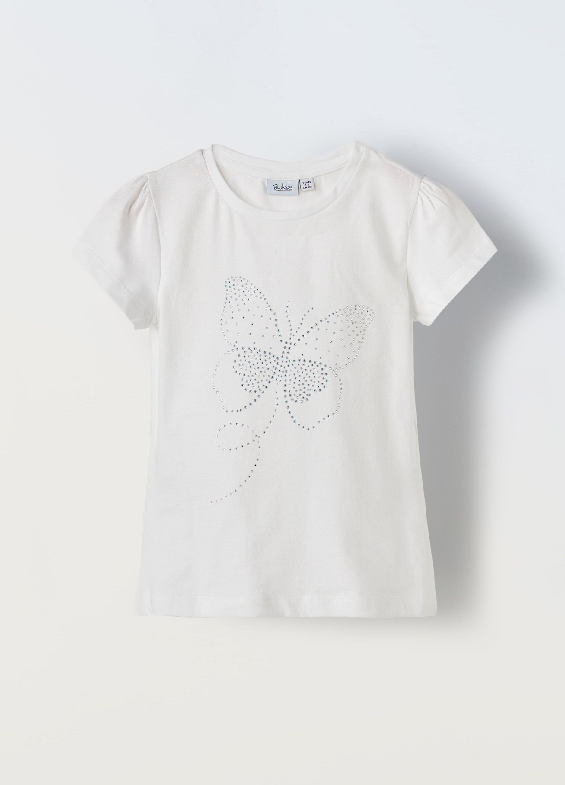 T-shirt in puro cotone bambina_0