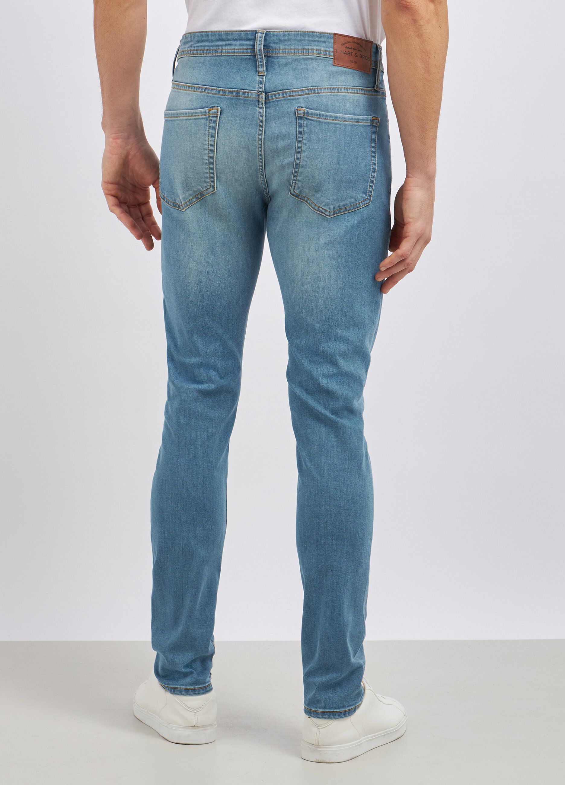 Jeans slim fit misto cotone uomo_2