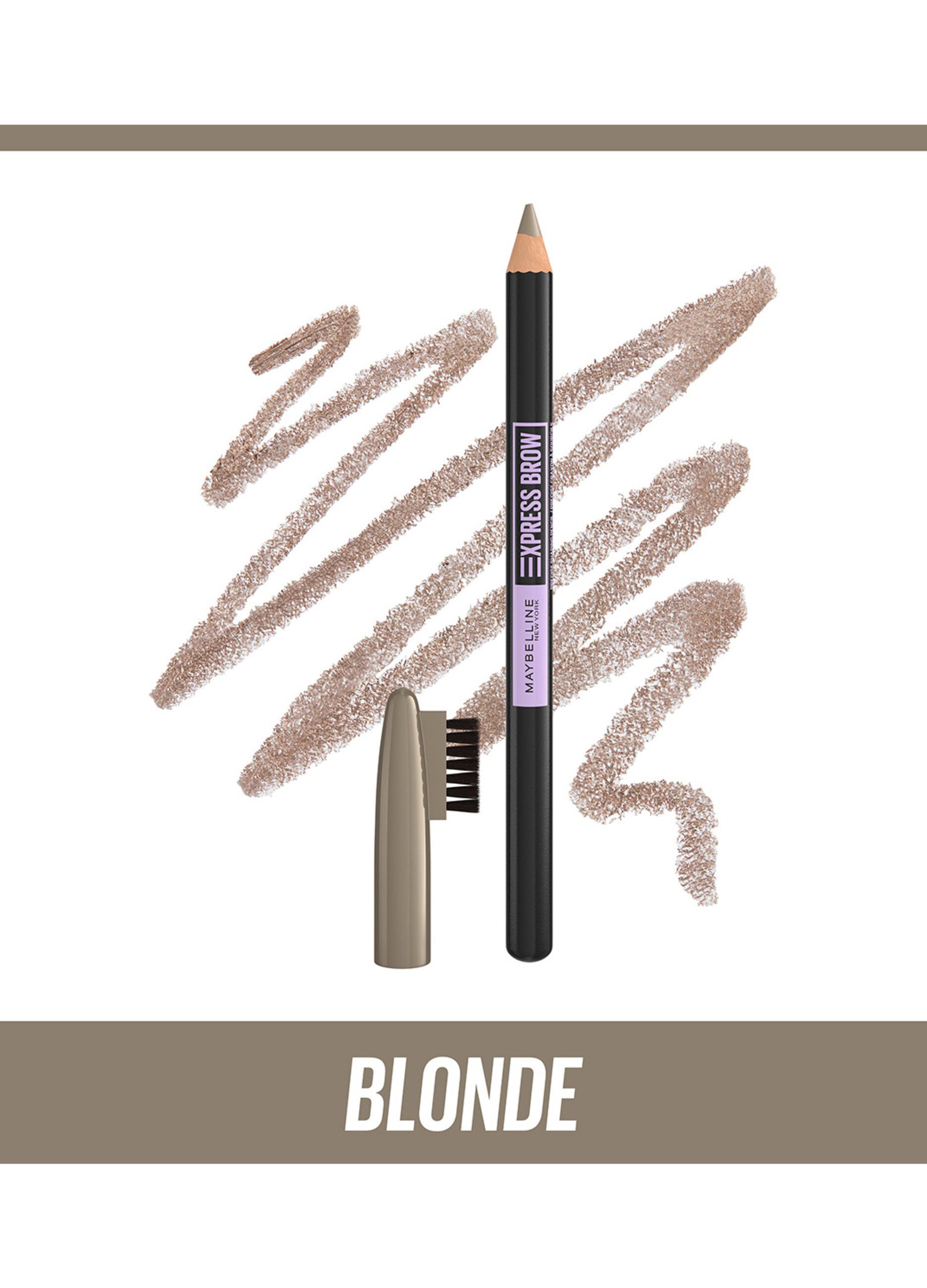 Maybelline New York Express Brows 2-in-1, Matita Ombretto per sopracciglia naturalmente definite, Blonde (02)._2