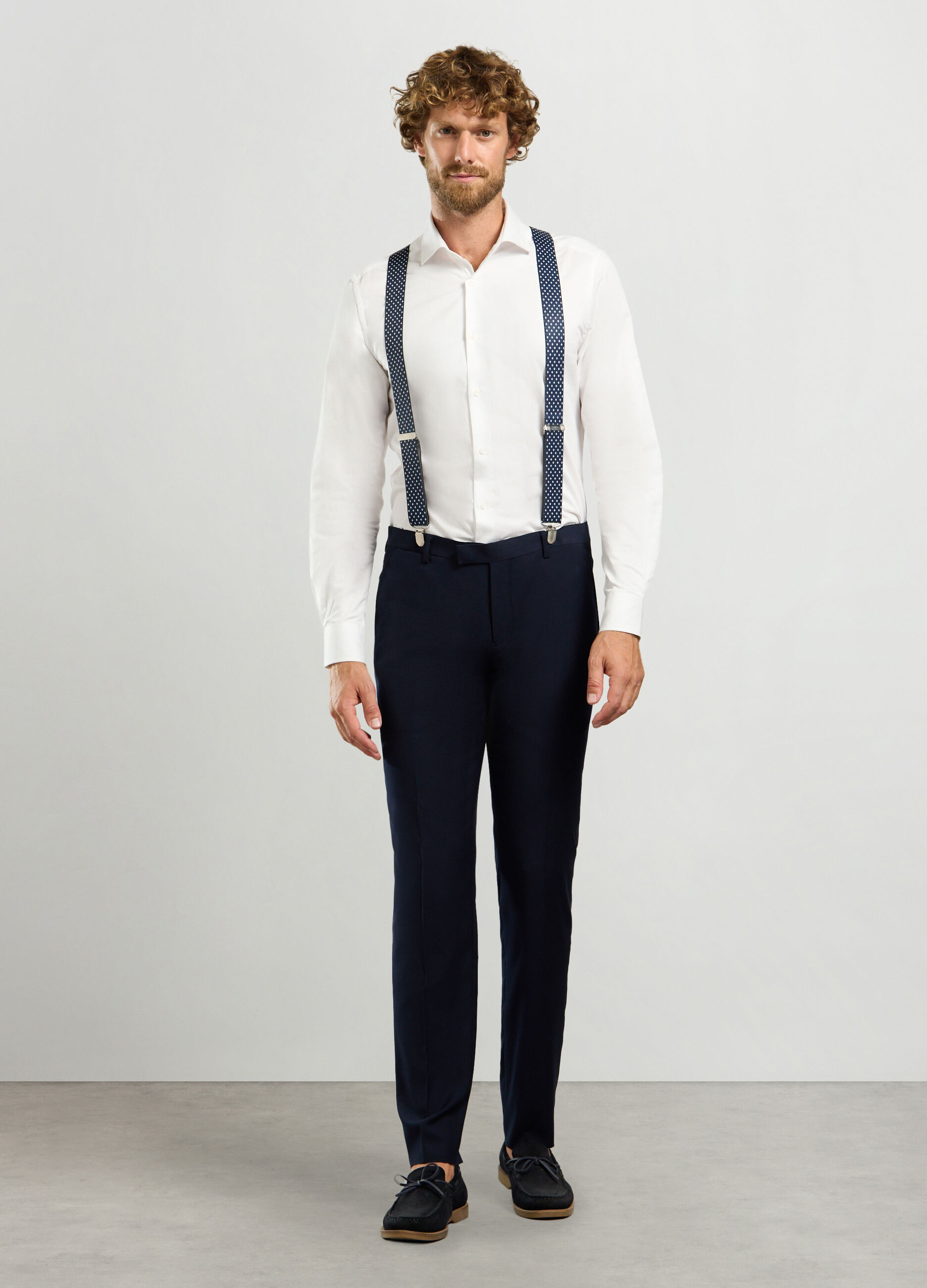 Pantaloni chino in misto viscosa stretch Rumford uomo_0