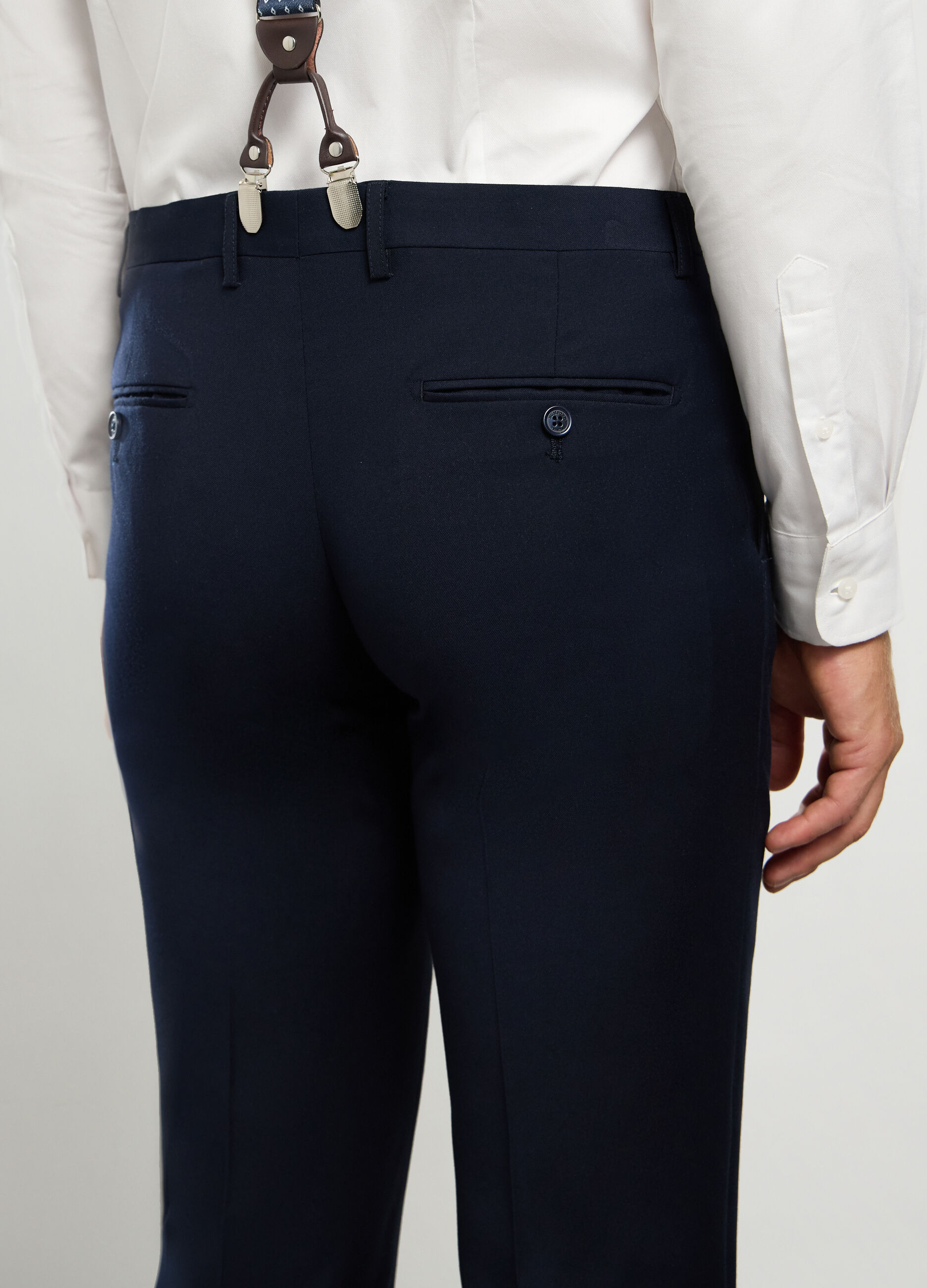 Pantaloni chino in misto viscosa stretch Rumford uomo_2