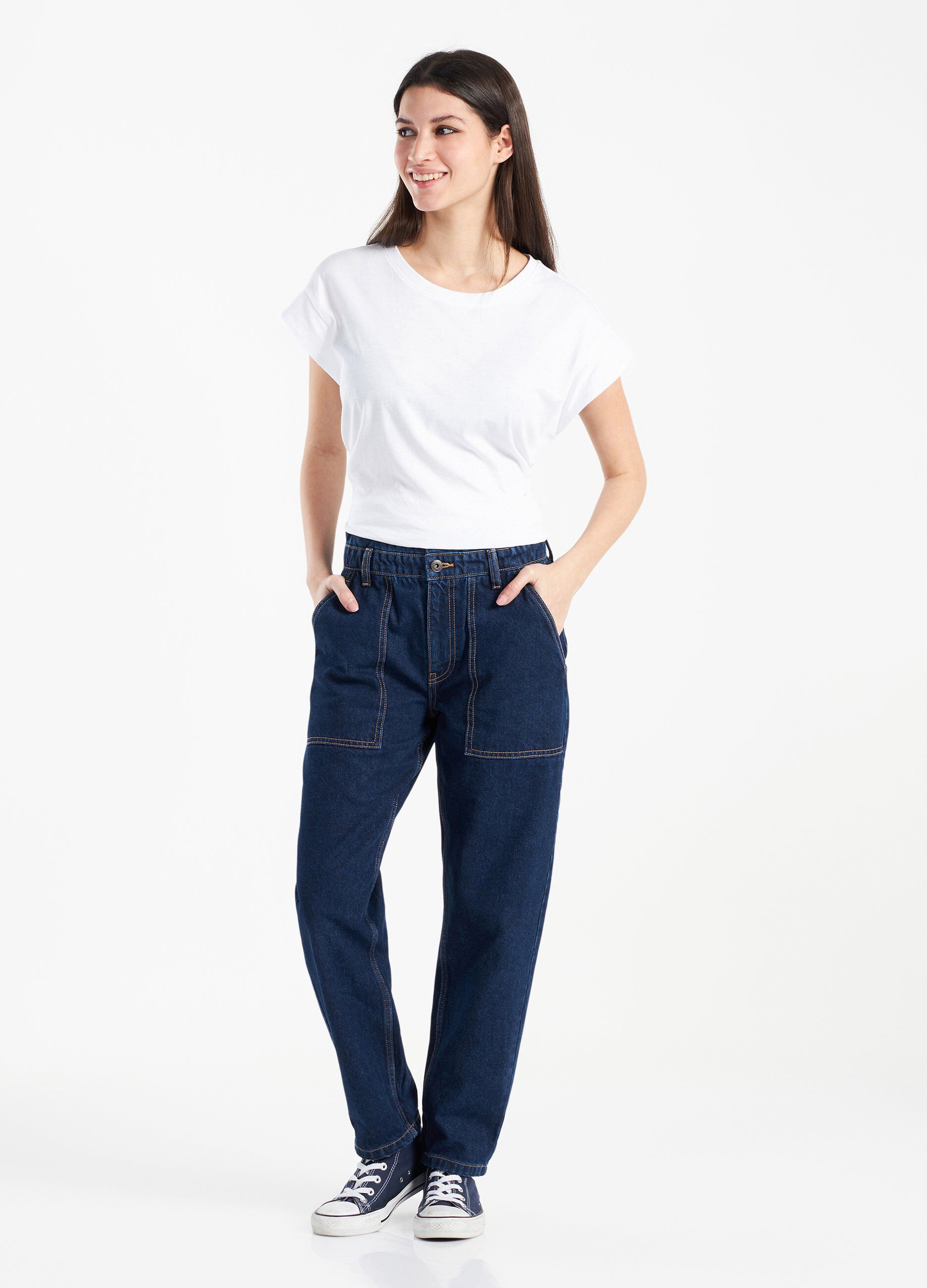 Jeans Holistic in puro cotone donna_0