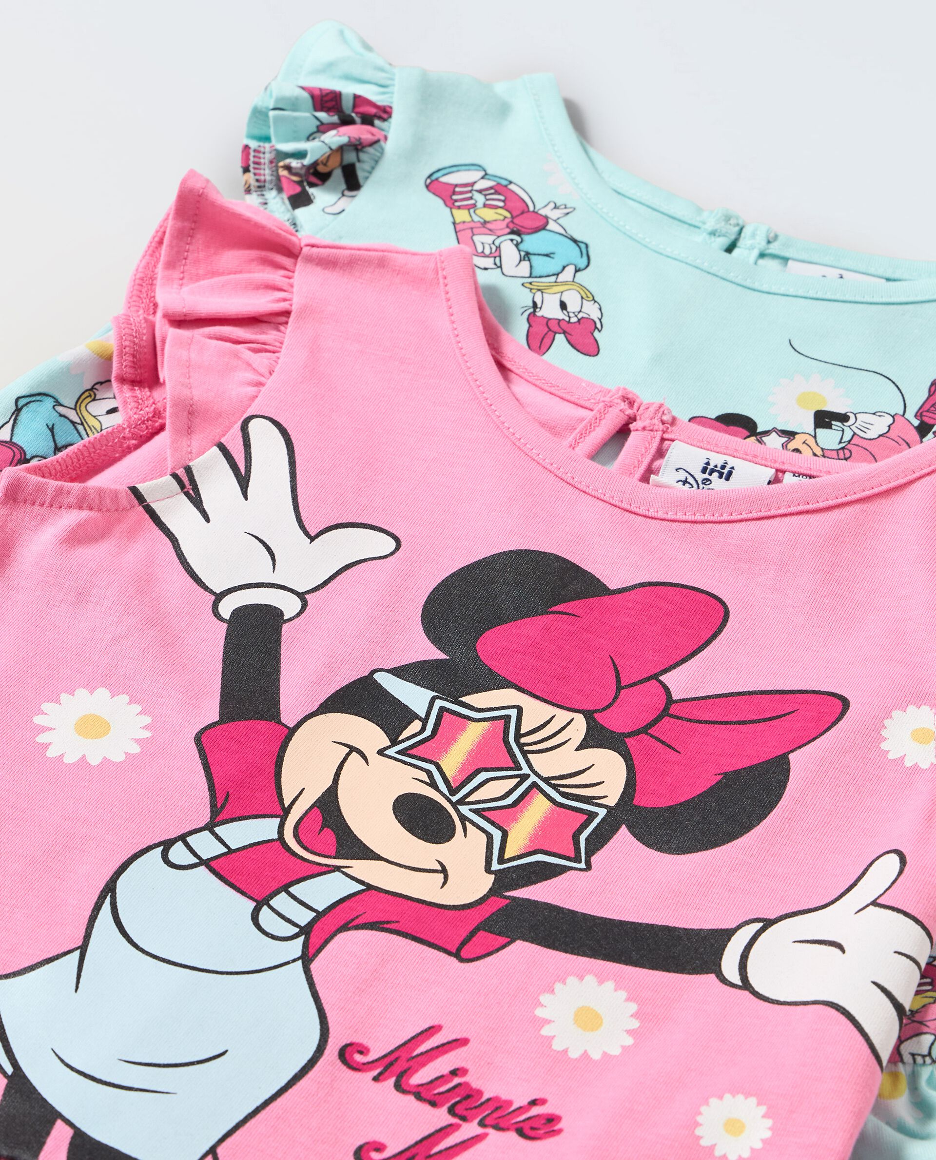 Pack 2 vestiti in puro cotone con stampe Disney neonata_1