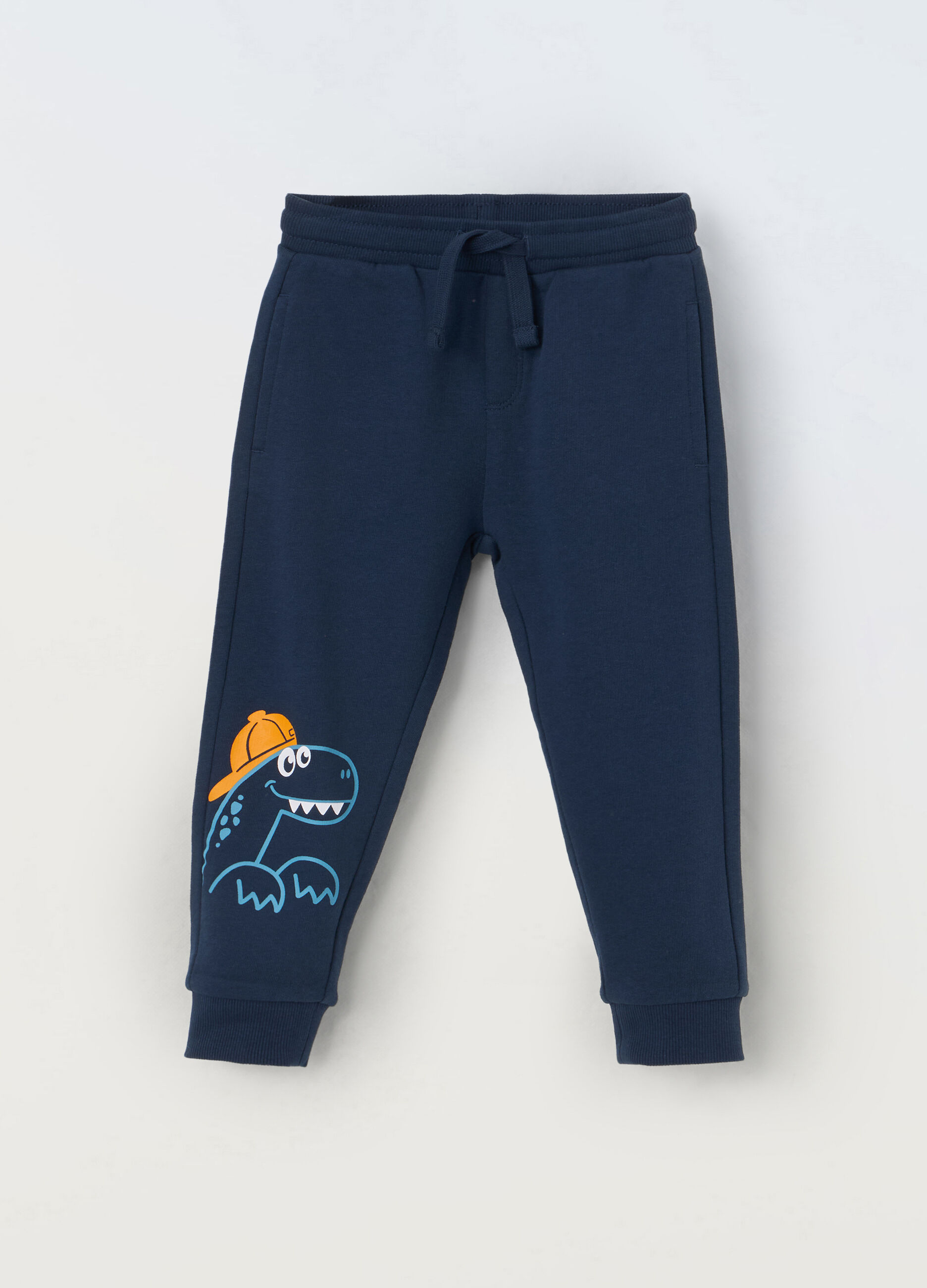 Jogger in puro cotone neonato