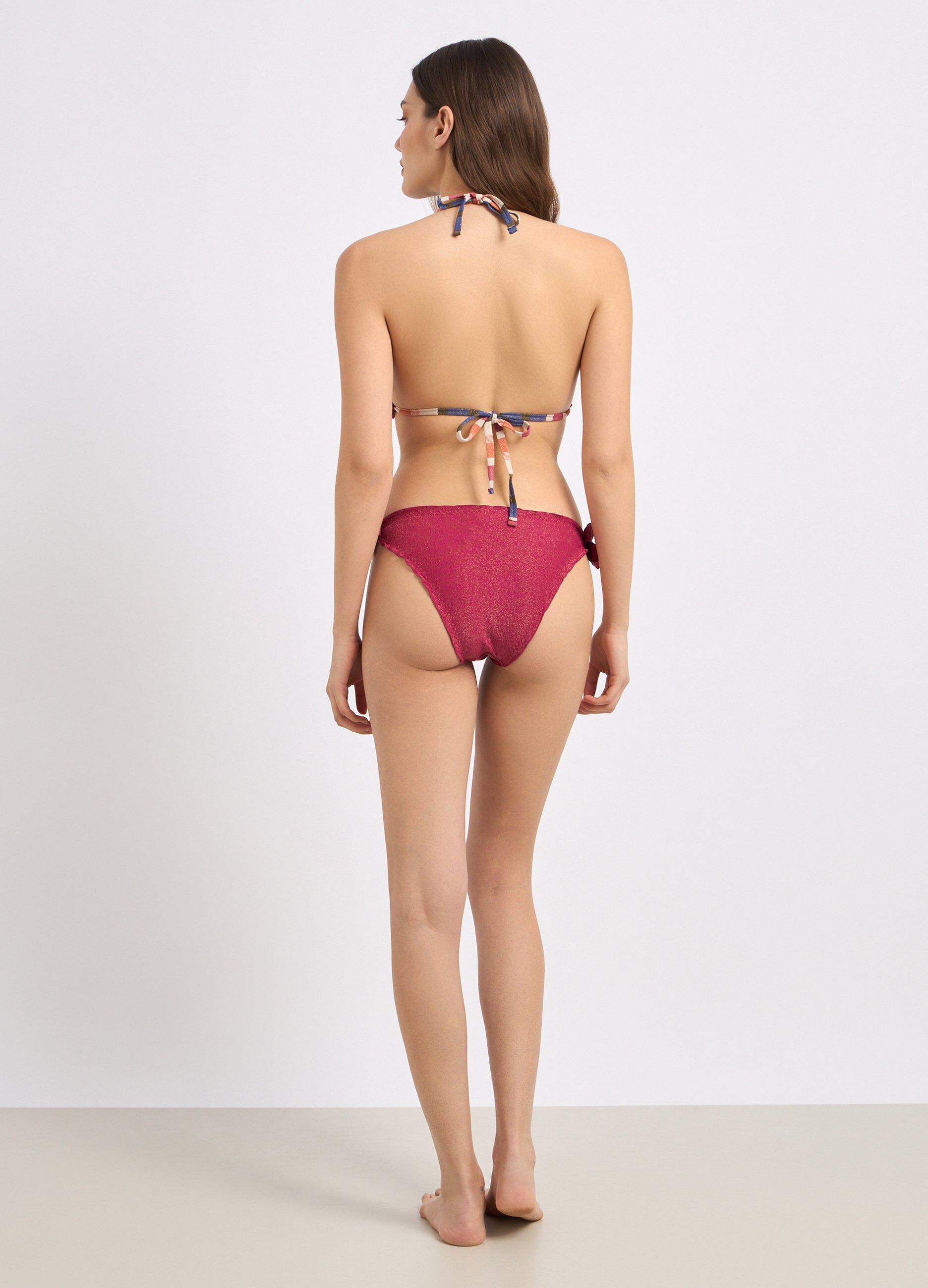 Slip bikini con filo lurex donna_1