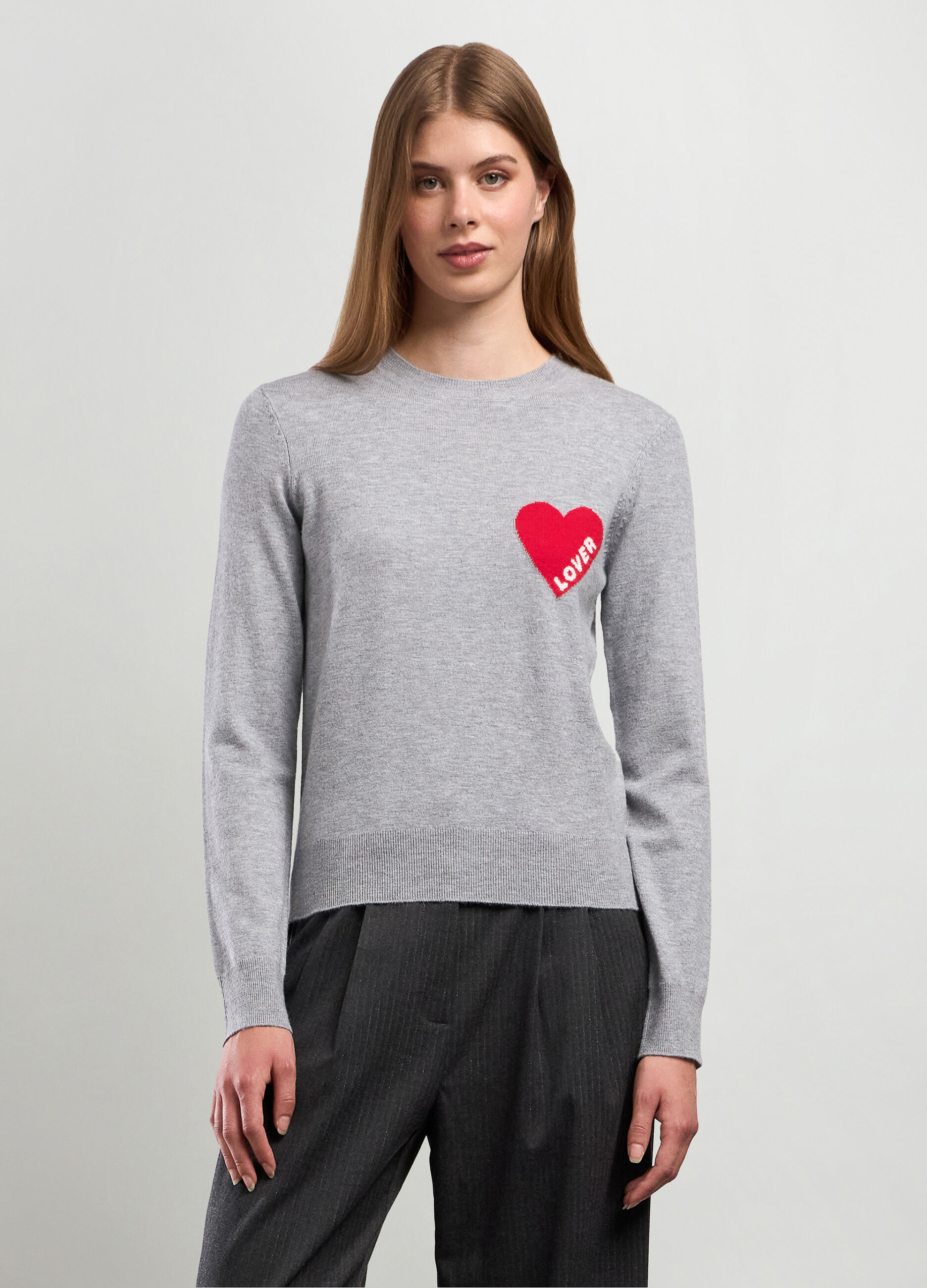 Pullover in misto viscosa donna