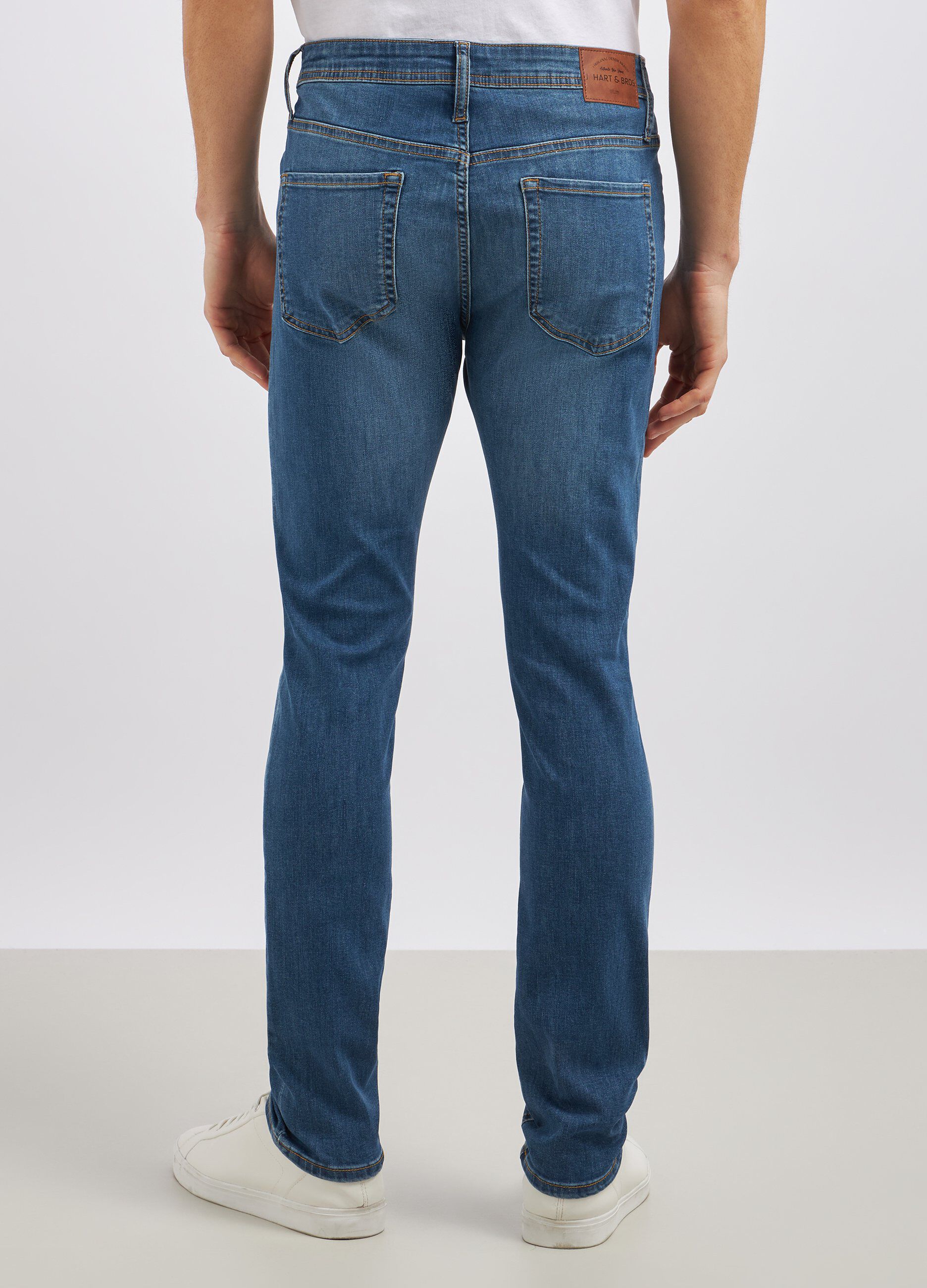 Jeans slim fit misto cotone uomo_2