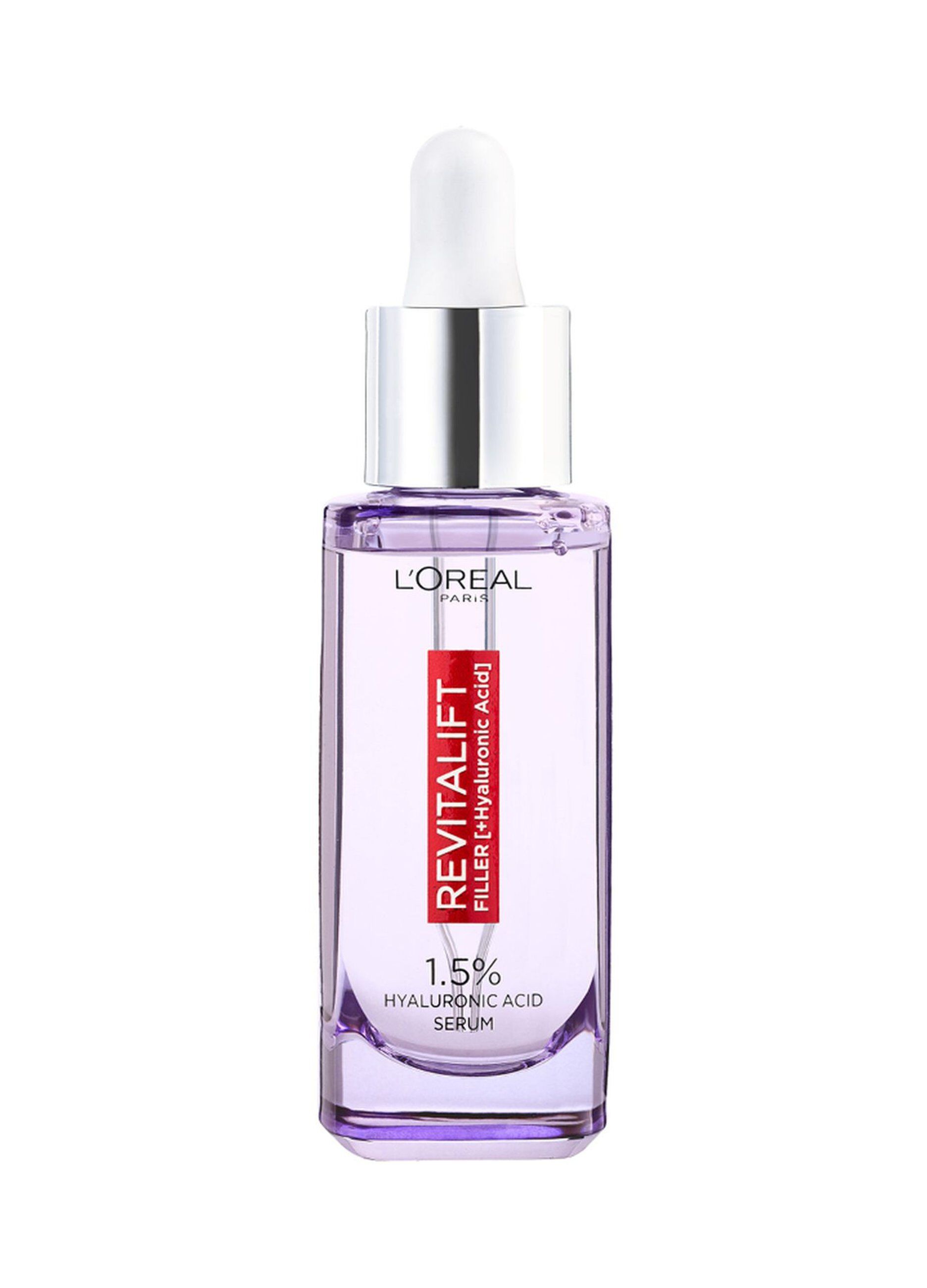 L'Oréal Paris Siero Viso Revitalift Filler, Azione Rimpolpante e Anti-Rughe, Altamente Concentrato con Acido Ialuronico al 1.5%, 30 ml._1