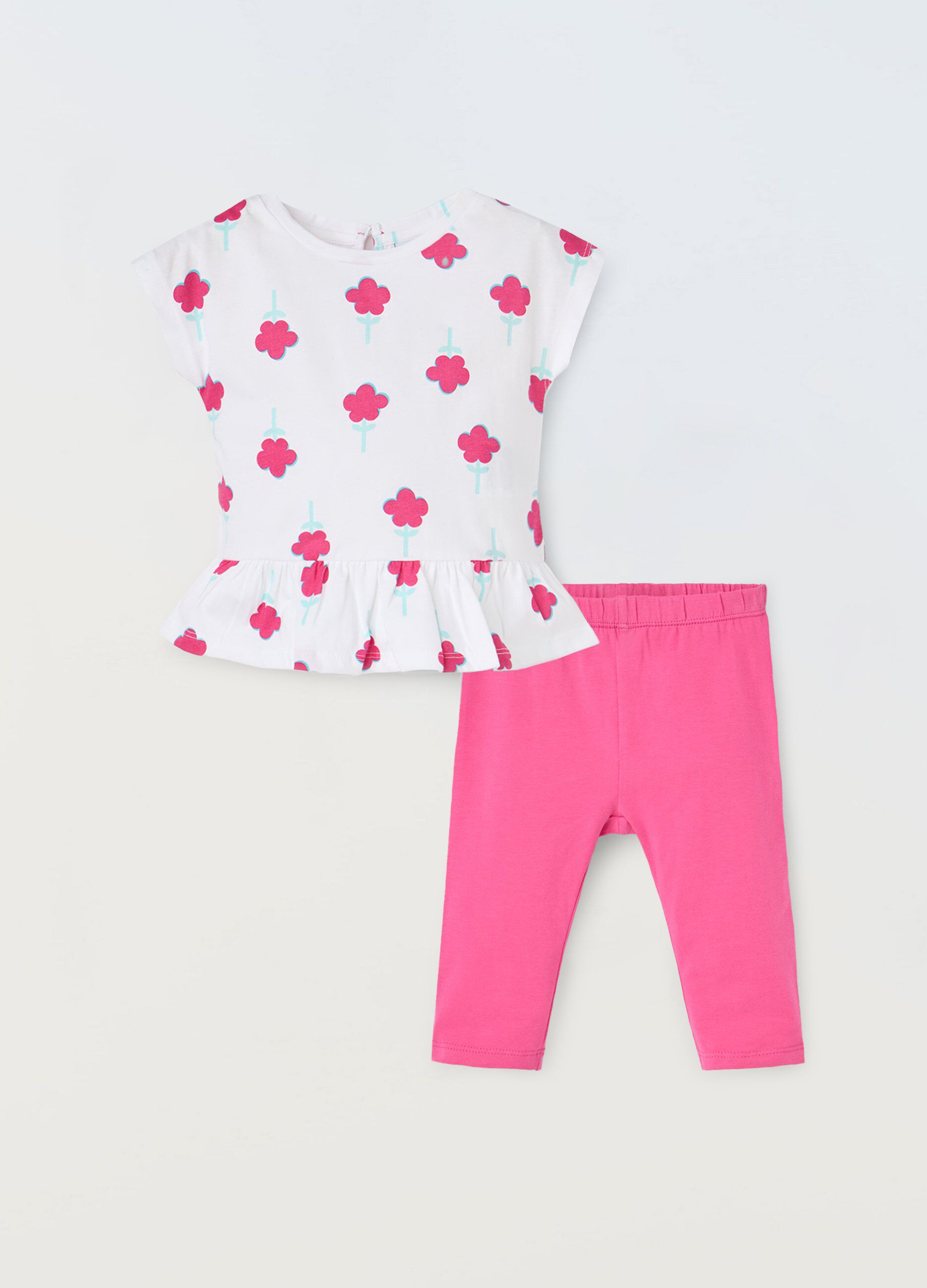 Jogging set in cotone stretch neonata_0