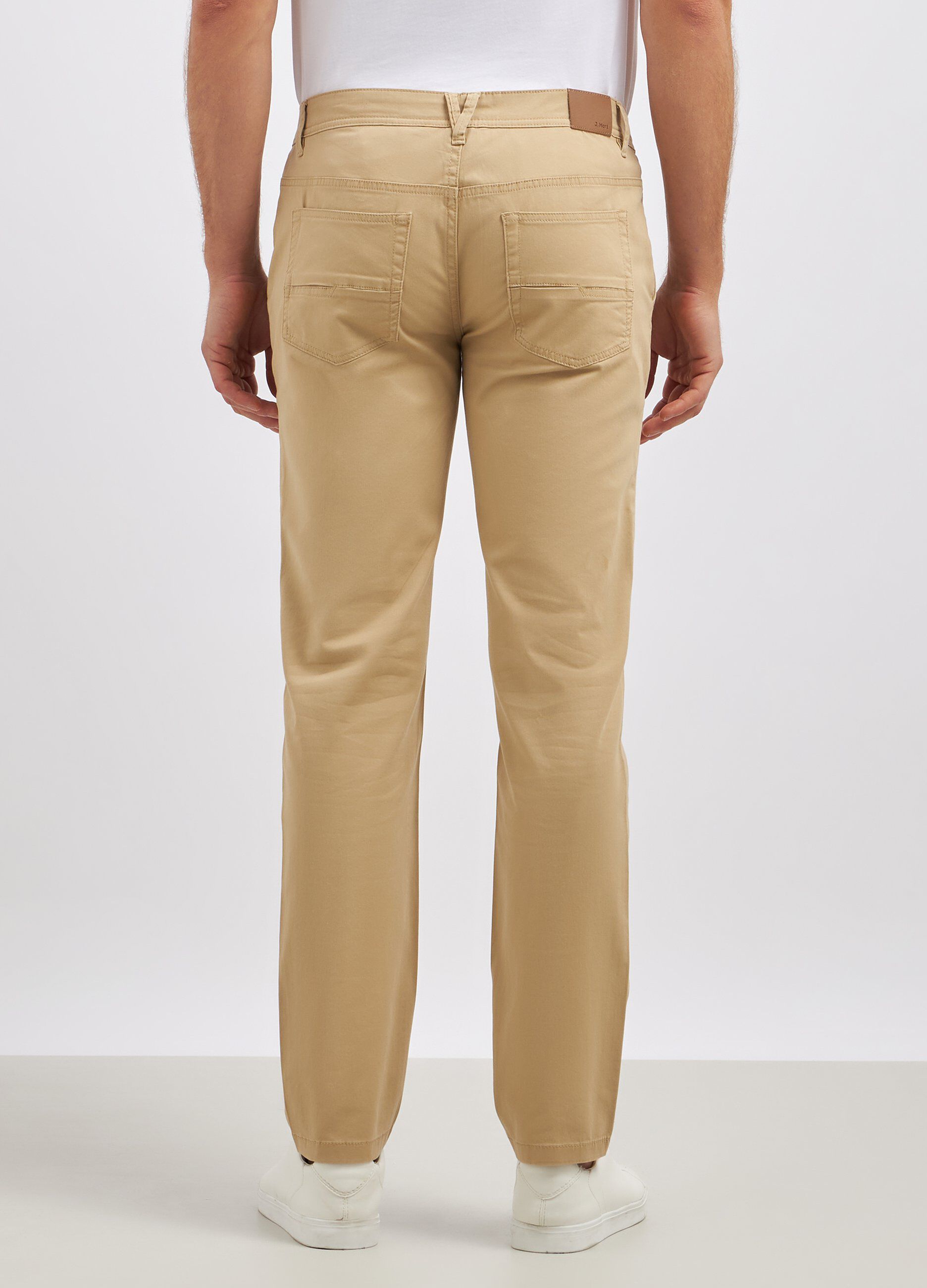 Pantaloni in cotone stretch uomo_1