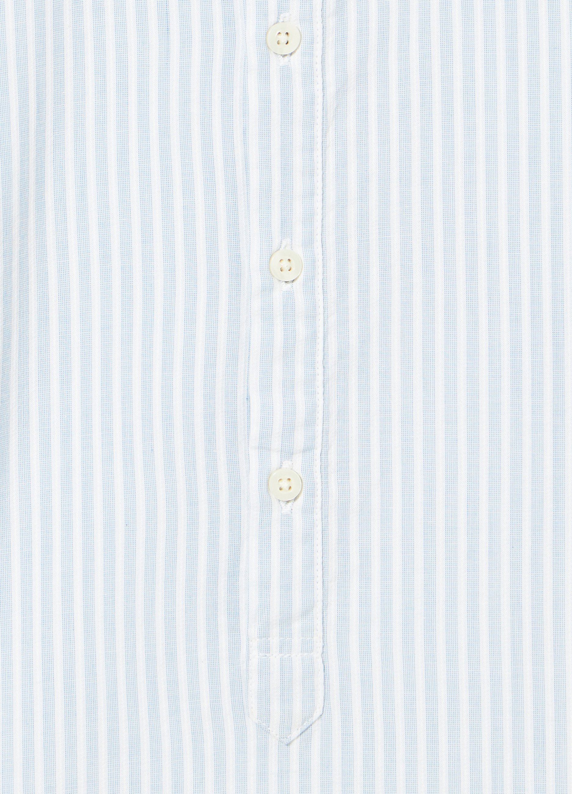 Camicia coreana in misto lino ragazzo_1
