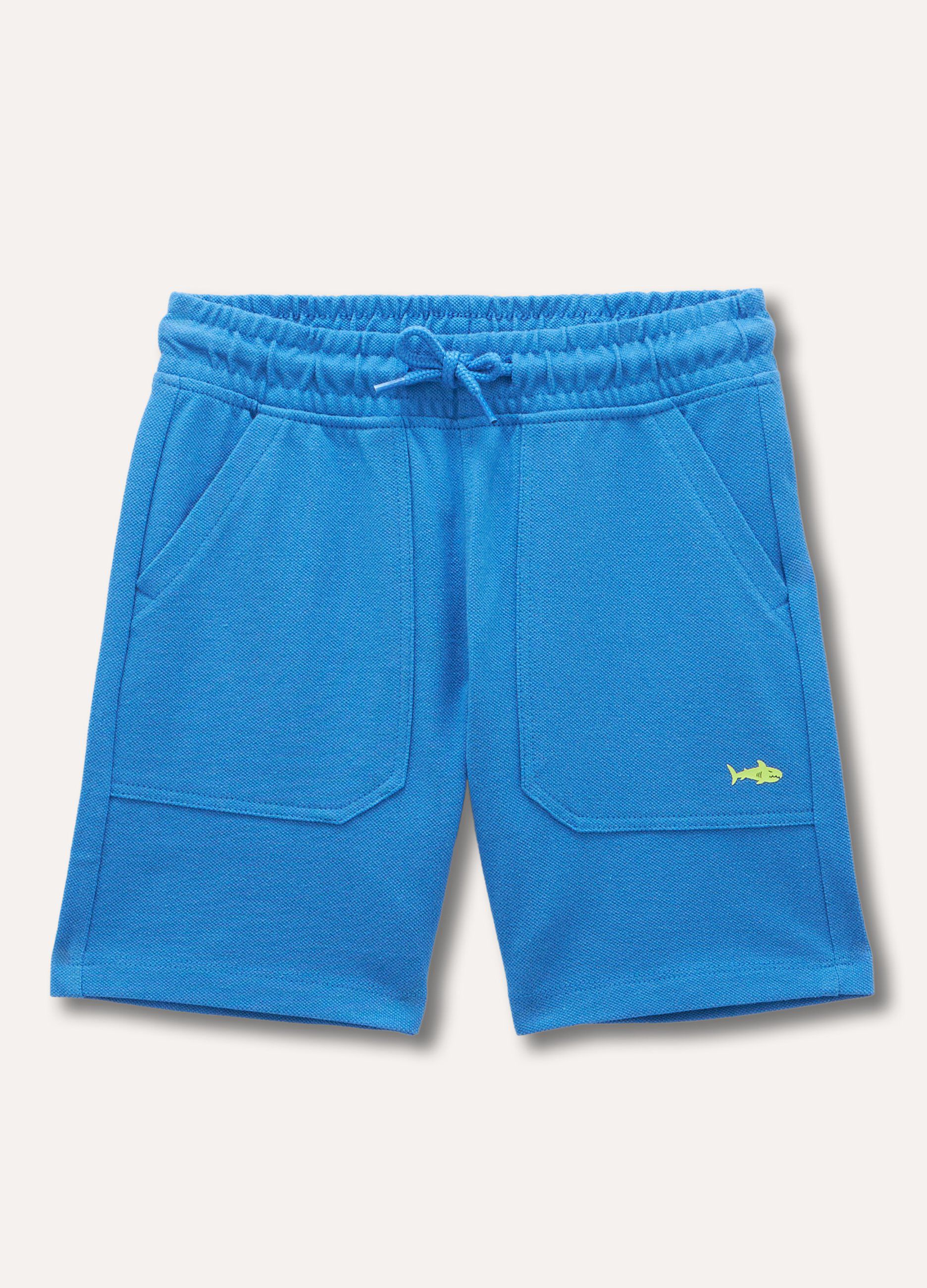 Shorts in cotone Piquet bambino_0