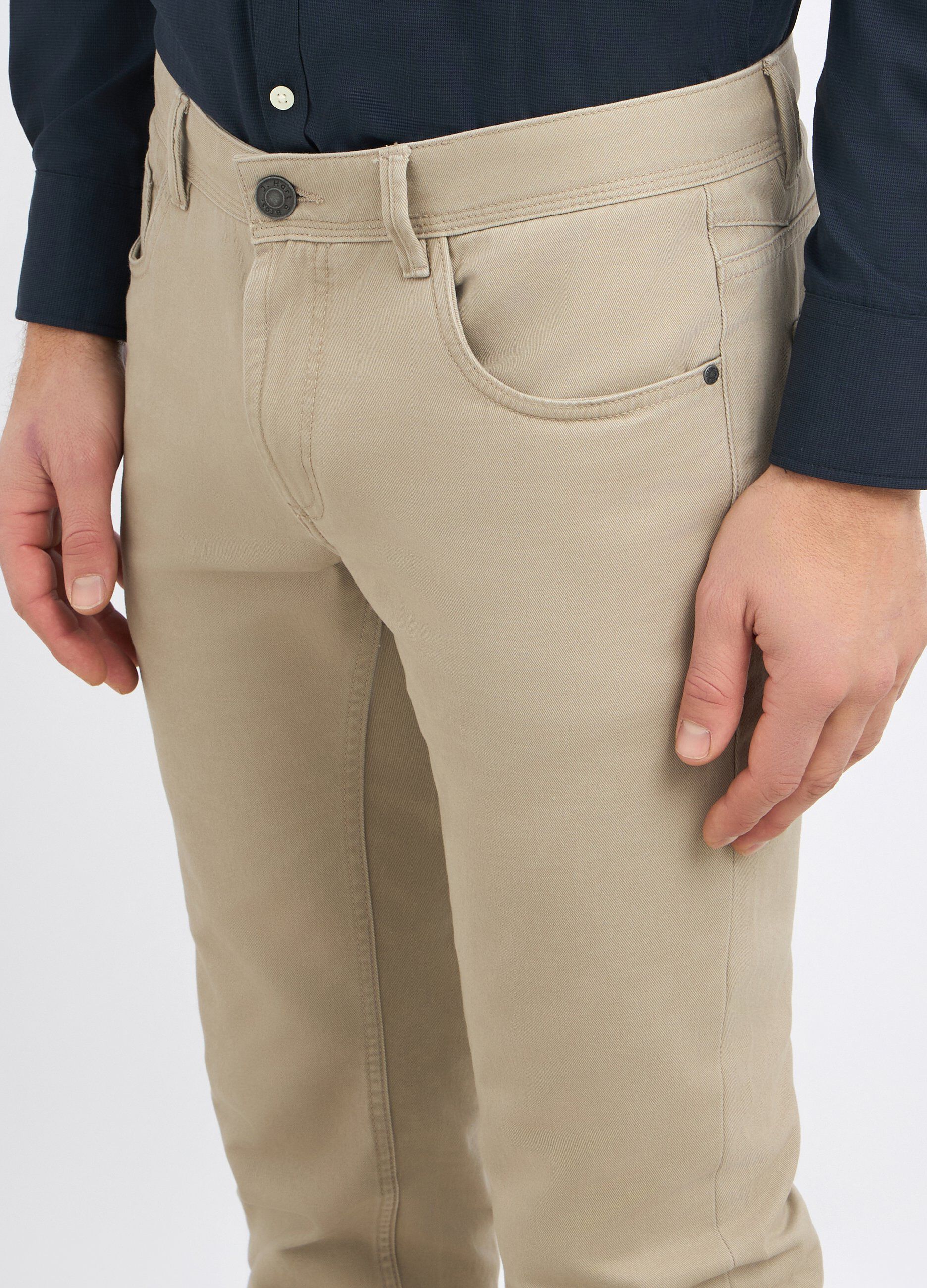 Pantaloni in puro cotone modello 5 tasche uomo_2