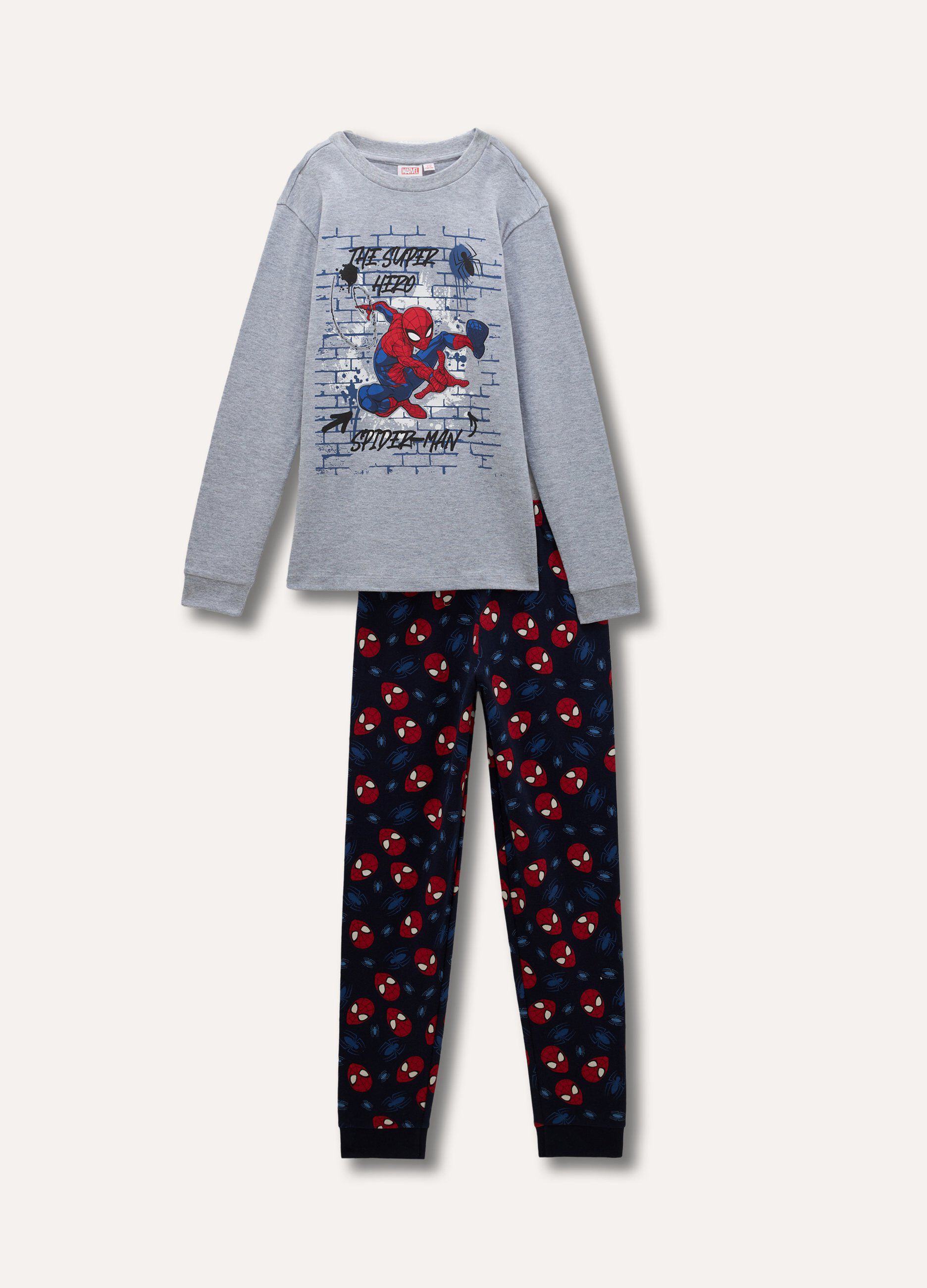 Set pigiama Spiderman in cotone bambino_0