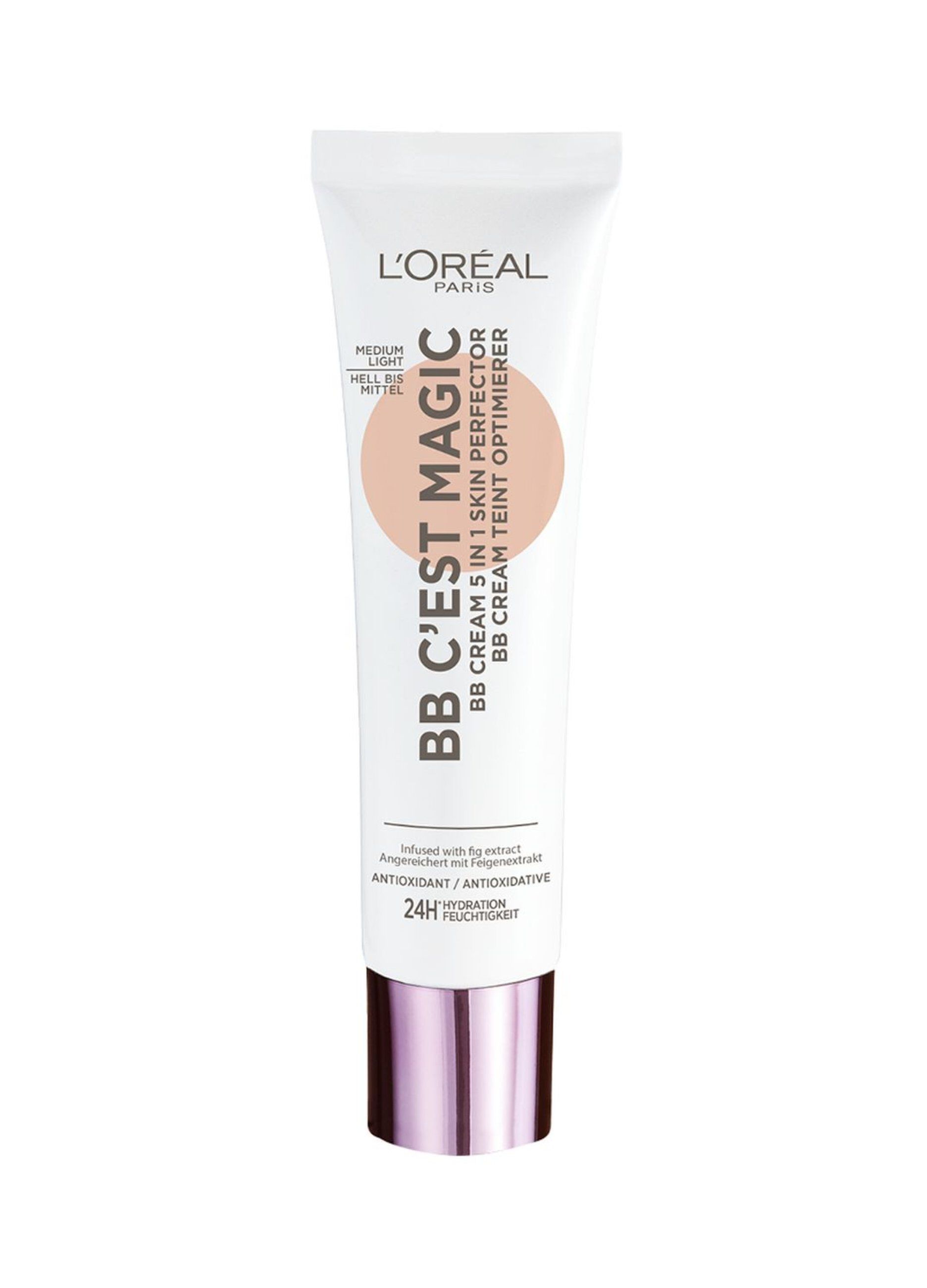 L'Oréal Paris MakeUp BB Cream C'est Magique, Crema Colorata Idratante e Uniformante, 03 Medium Light, 30 ml._0