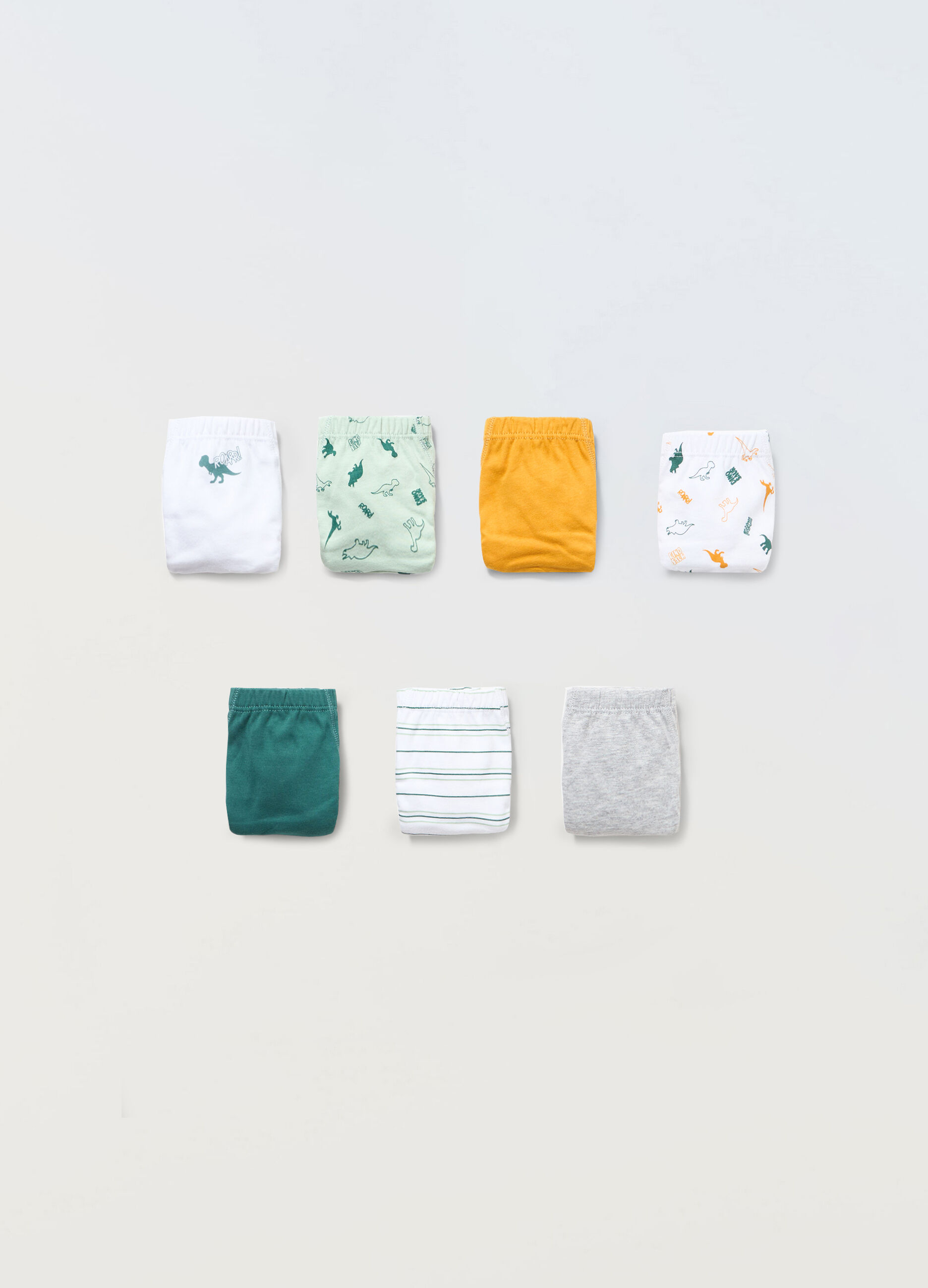 Pack 7 slip in jersey di puro cotone bambino_1