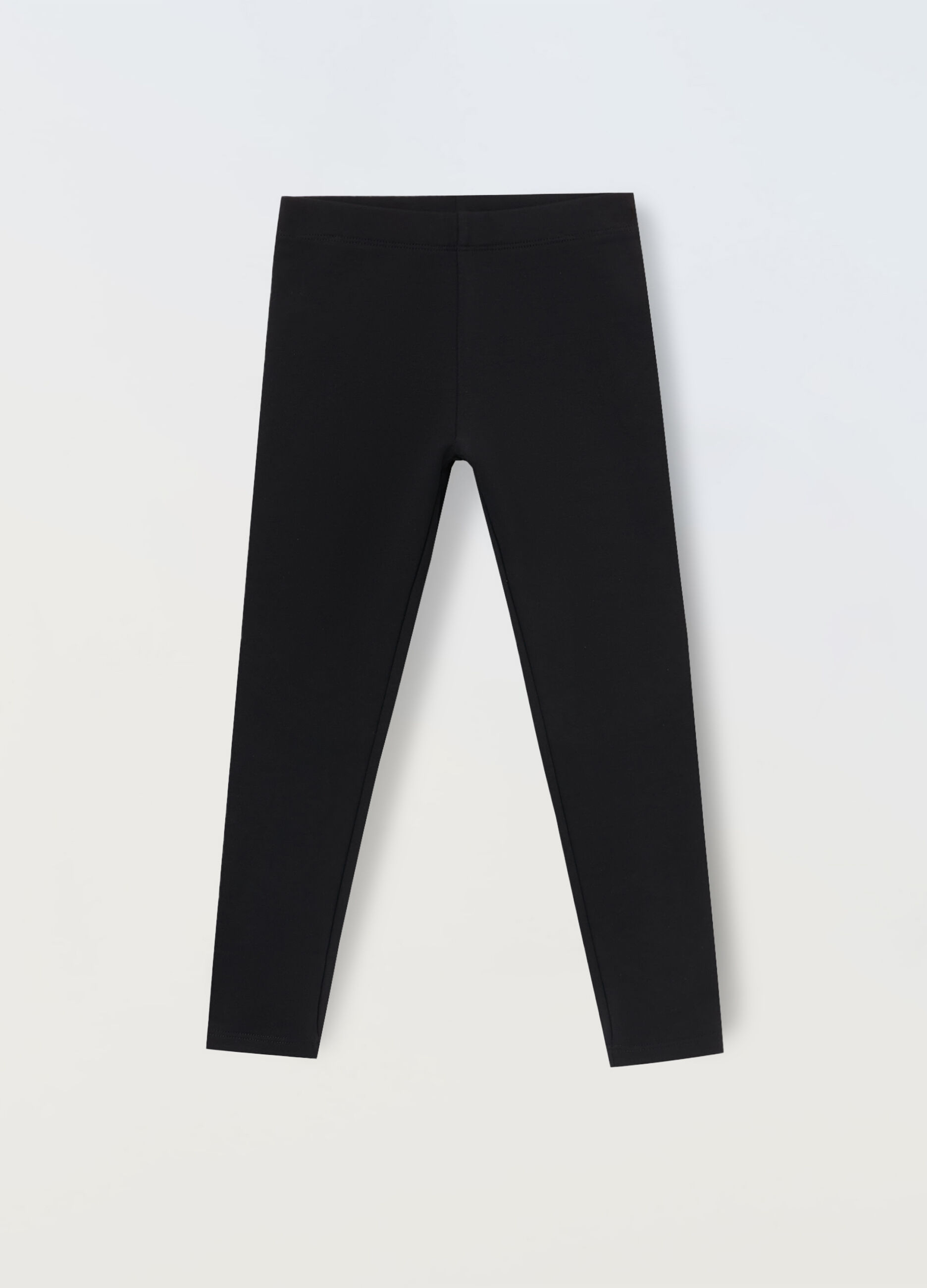 Leggings in cotone stretch bambina