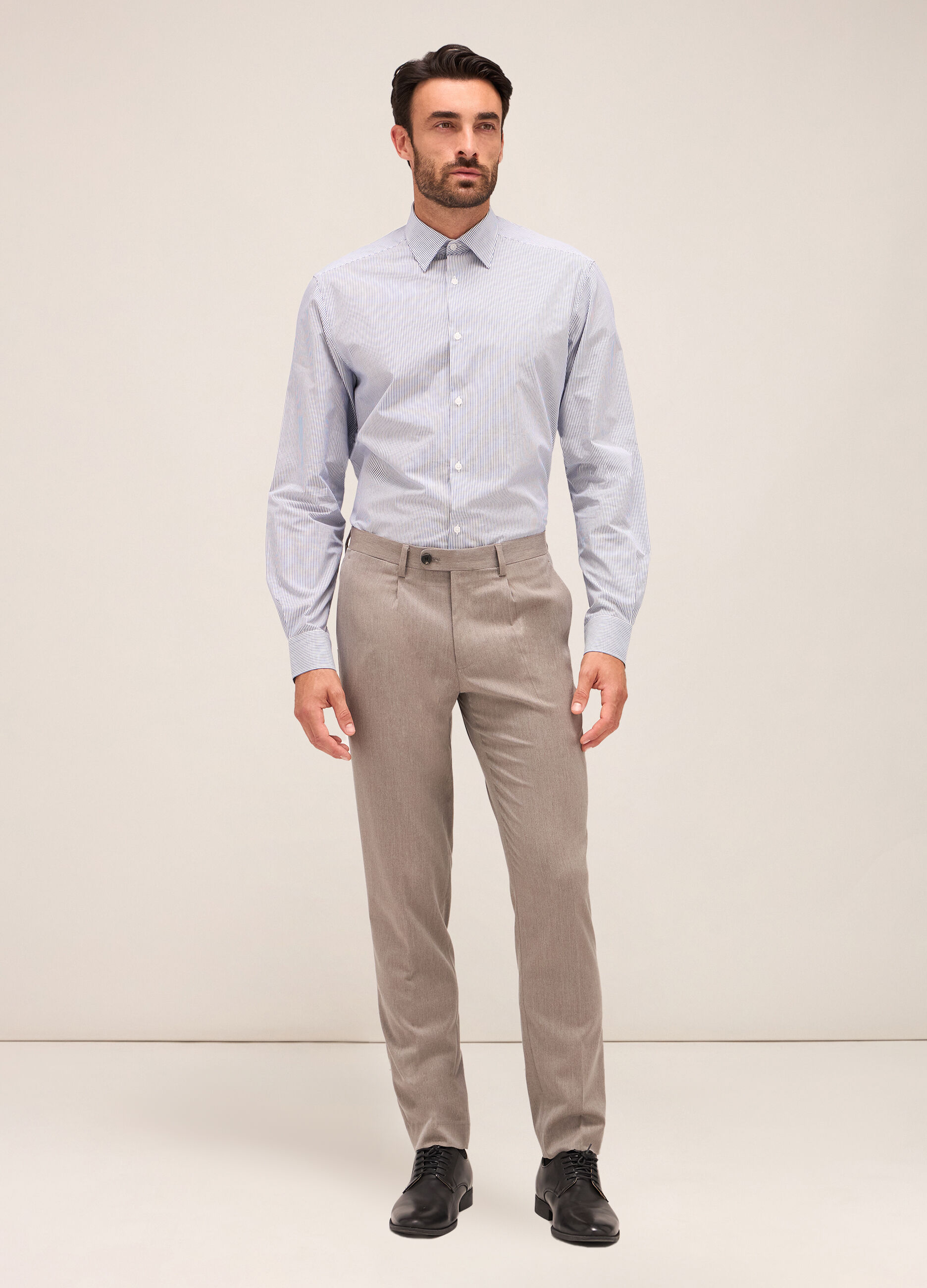 Pantalone Rumford in misto lana uomo_0