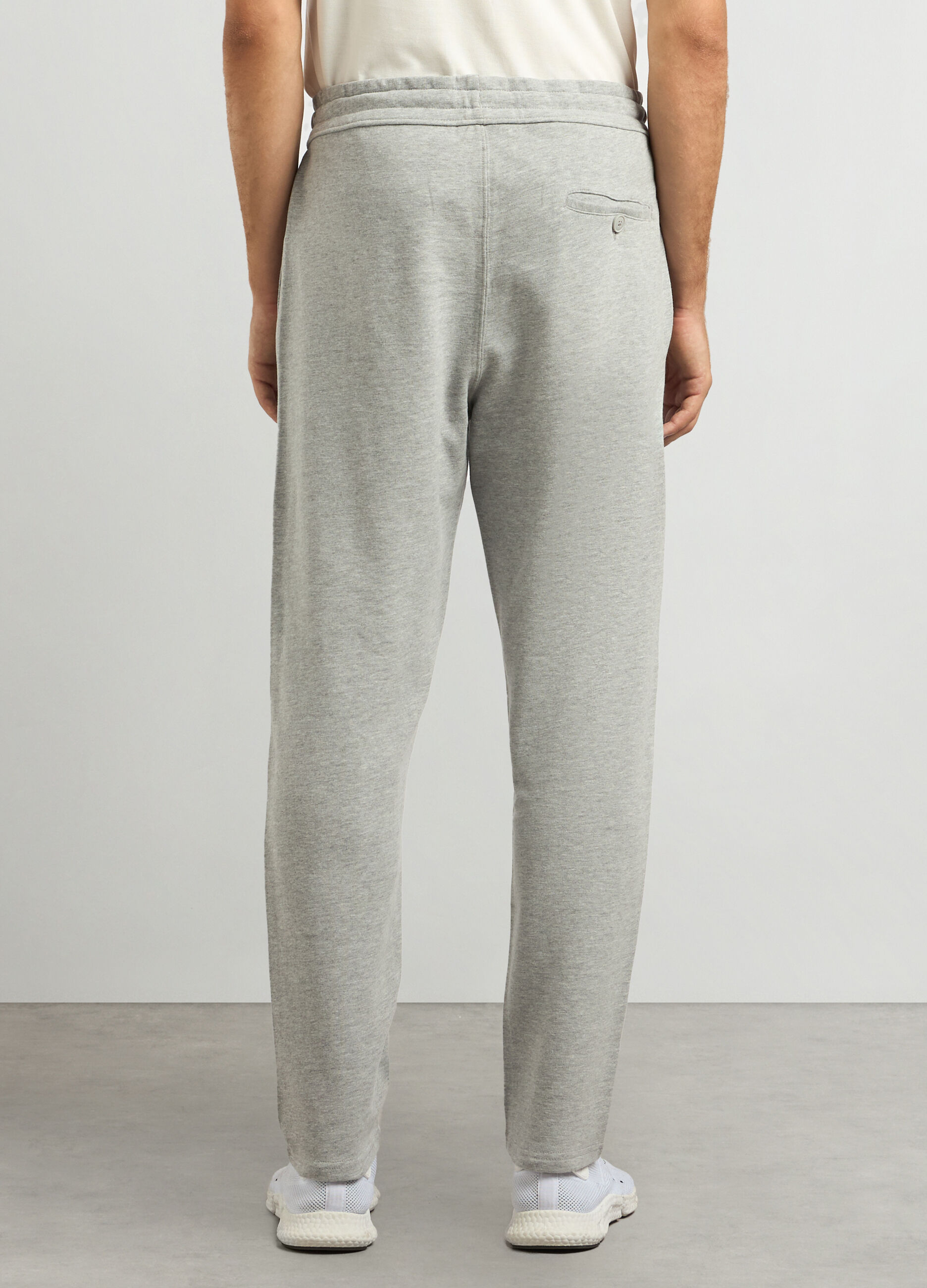 Jogger in misto cotone fleece uomo_1