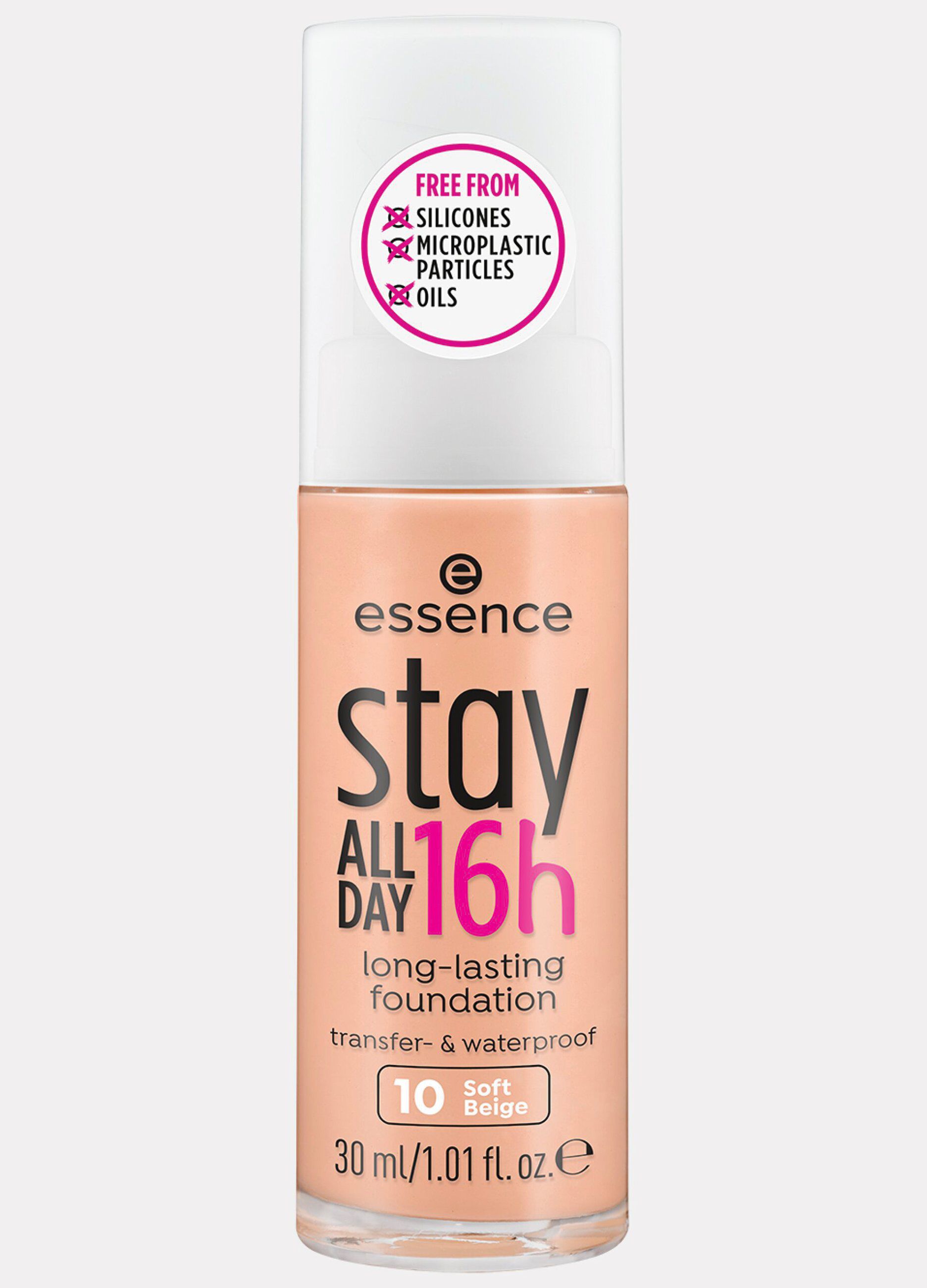 Essence stay all day 16h long-lasting fondotinta viso 10_0