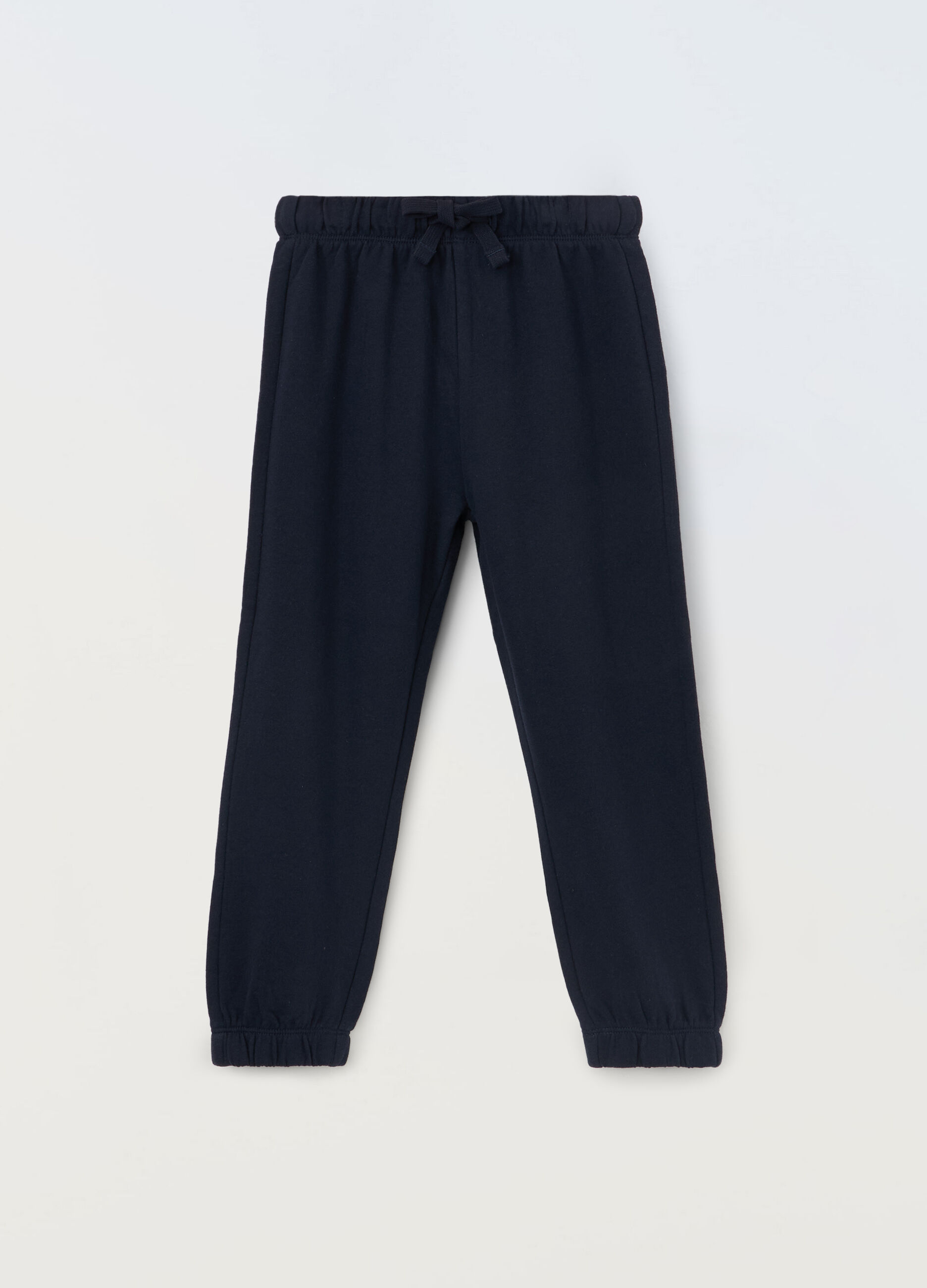 Joggers in french terry di puro cotone bambino_0