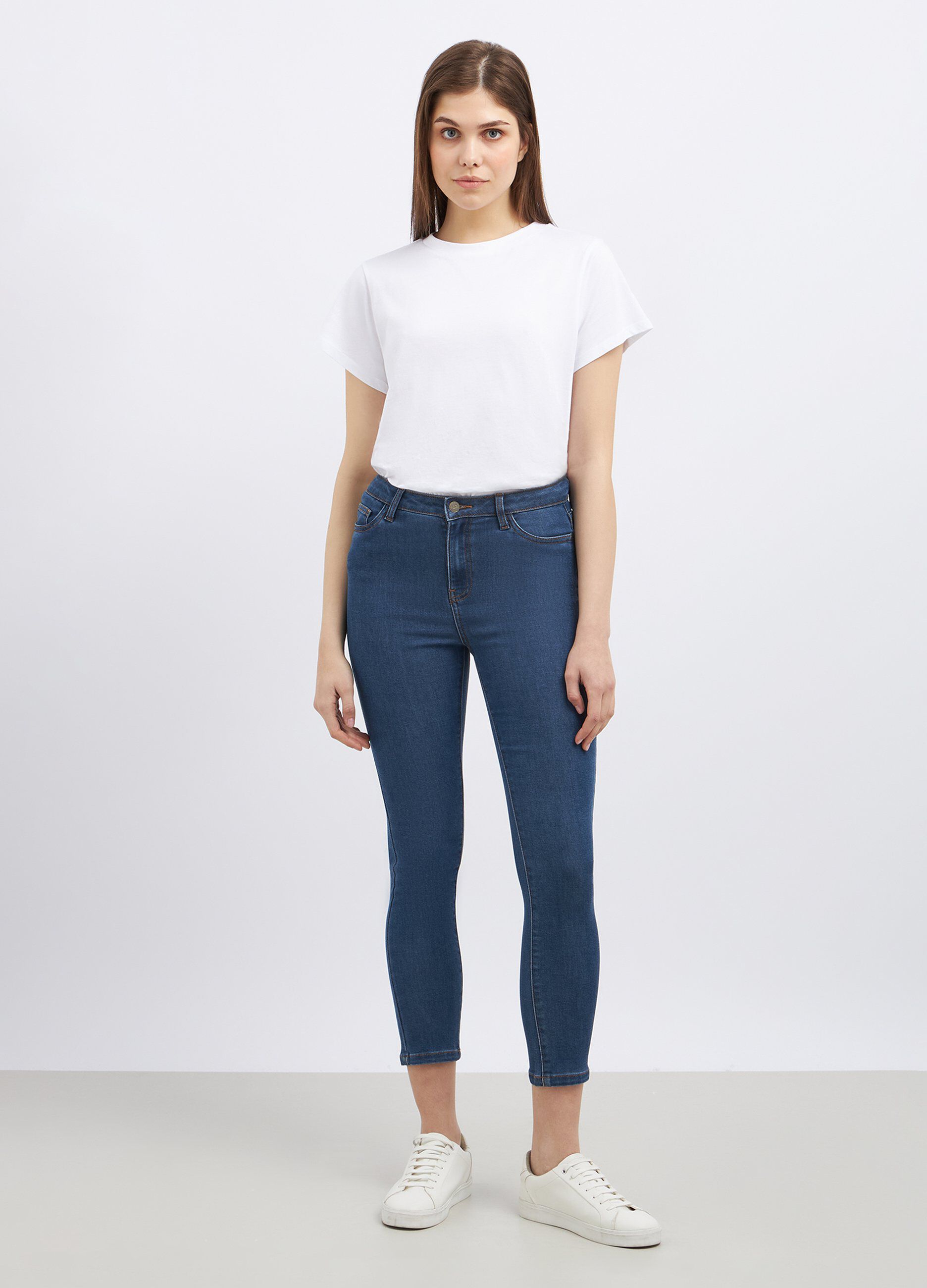 Jeans in misto lyocell donna_0