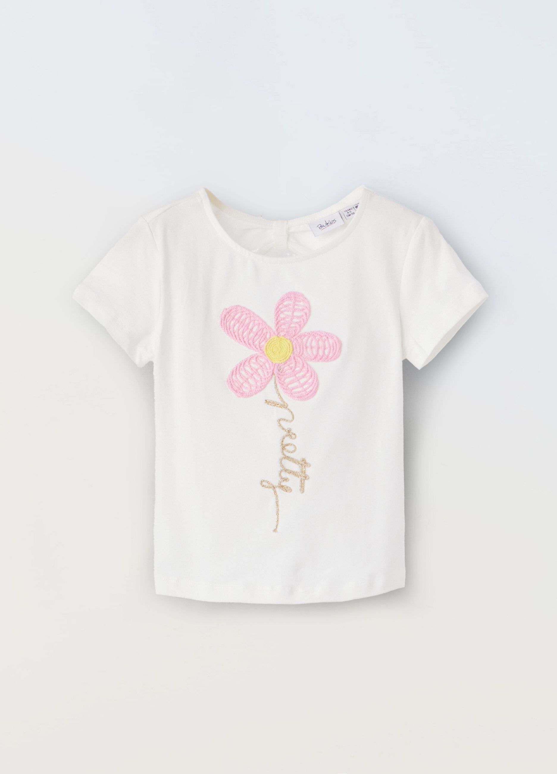 T-shirt in puro cotone bambina_0