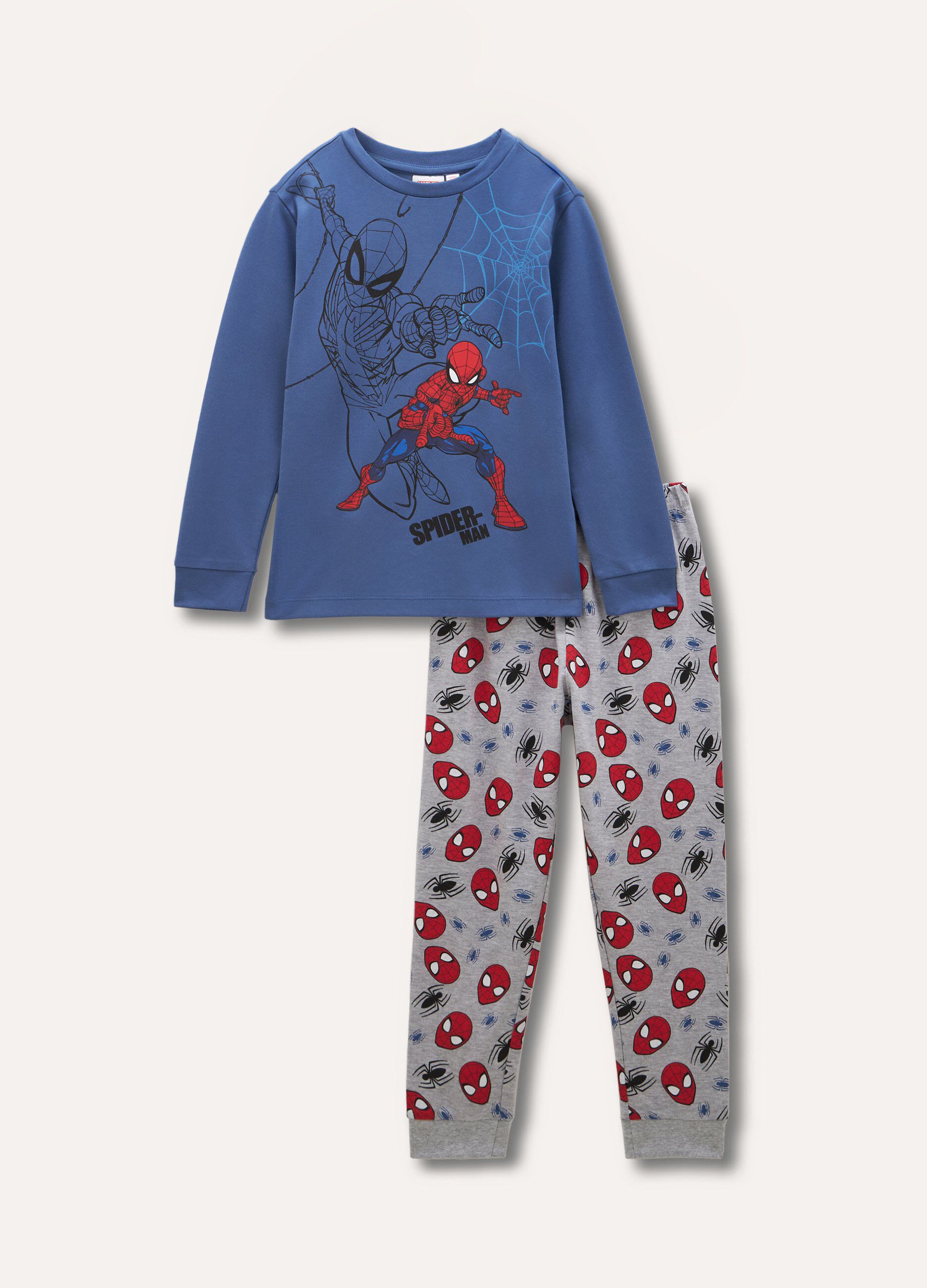 Set pigiama Spiderman in cotone bambino_0