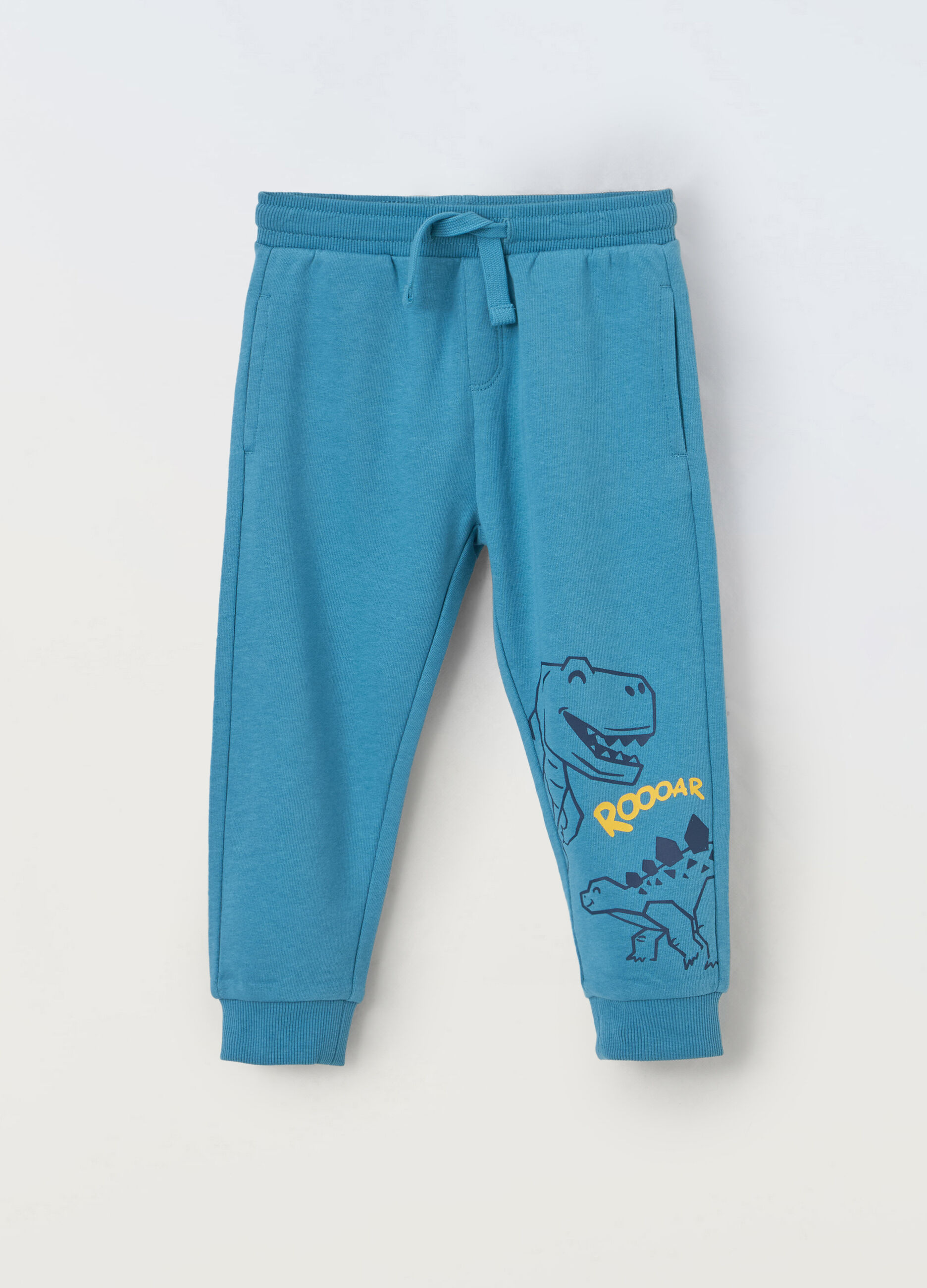 Jogger in puro cotone neonato_0