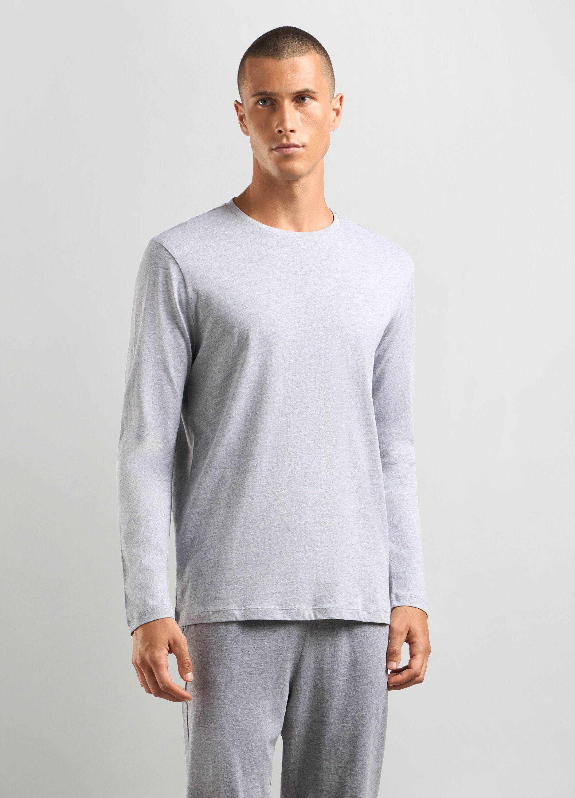 T-shirt pigiama in puro cotone uomo_0