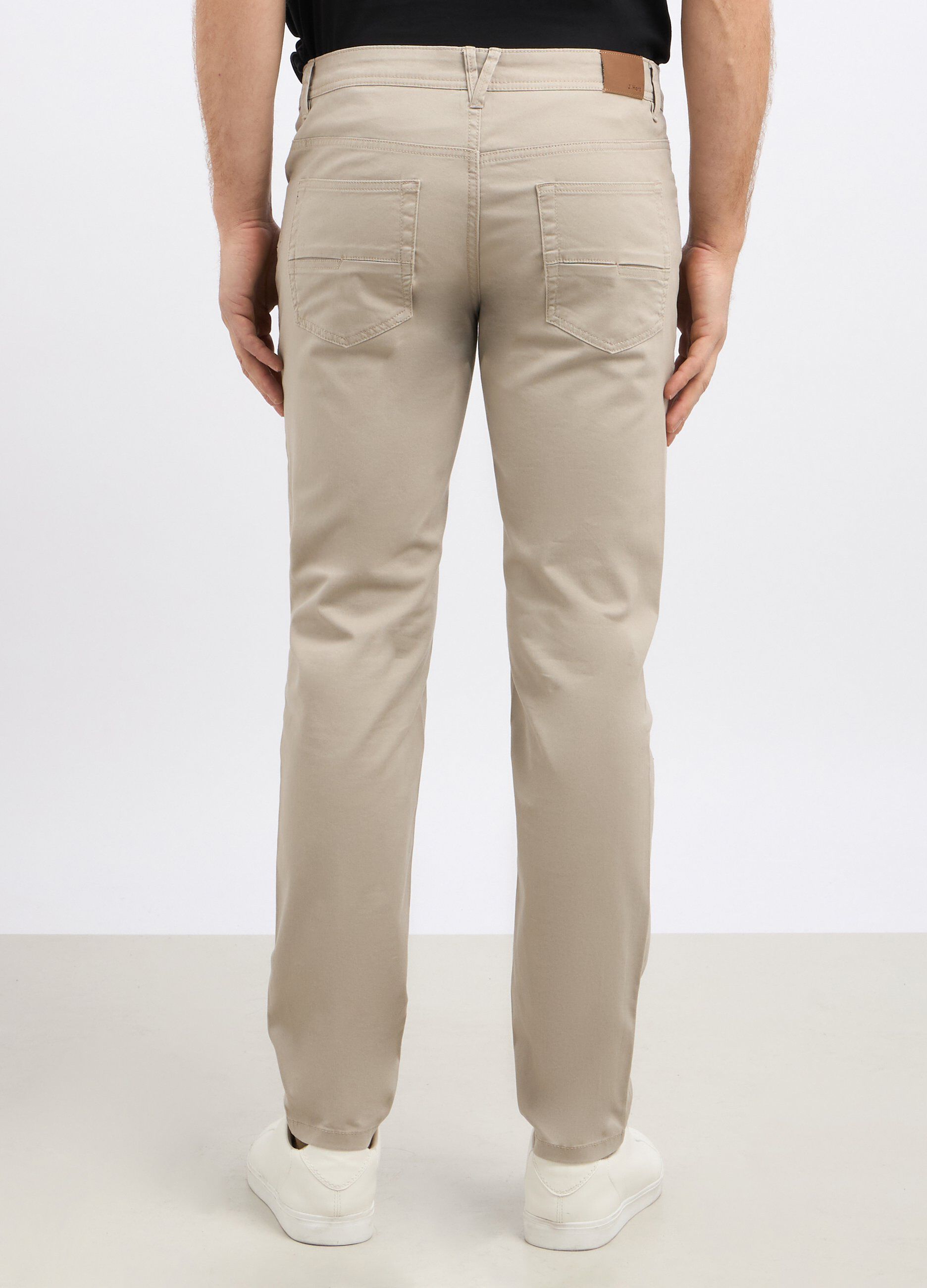 Pantaloni in cotone stretch uomo_1