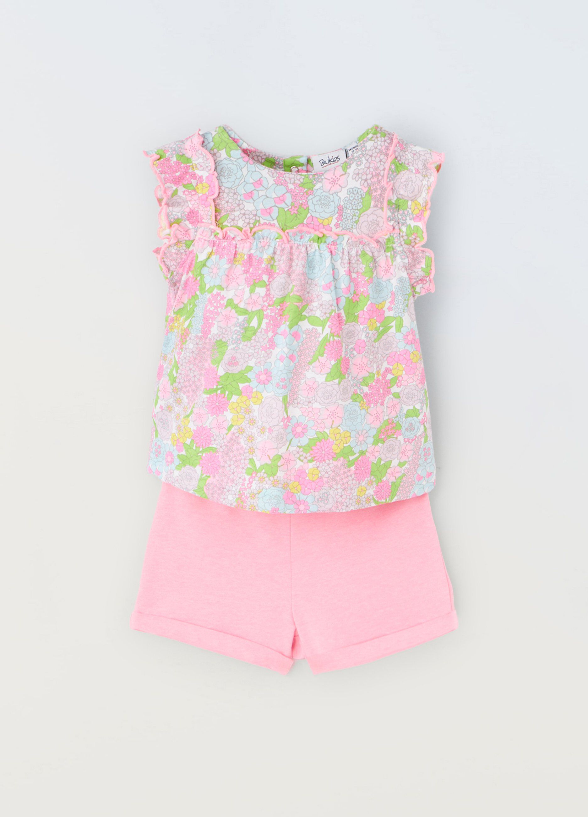 Jogging set in misto cotone neonata_0