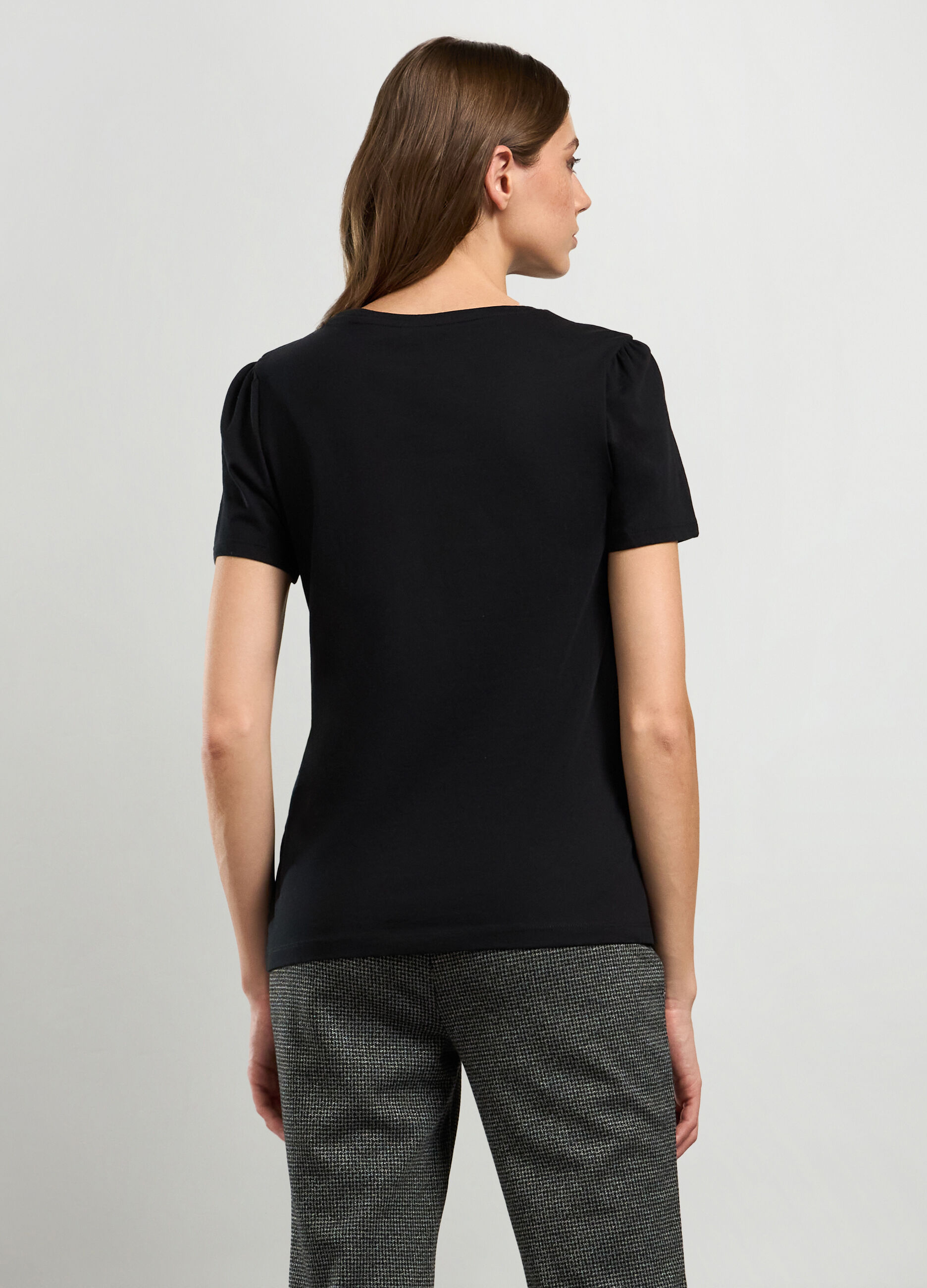 T-shirt in puro cotone donna