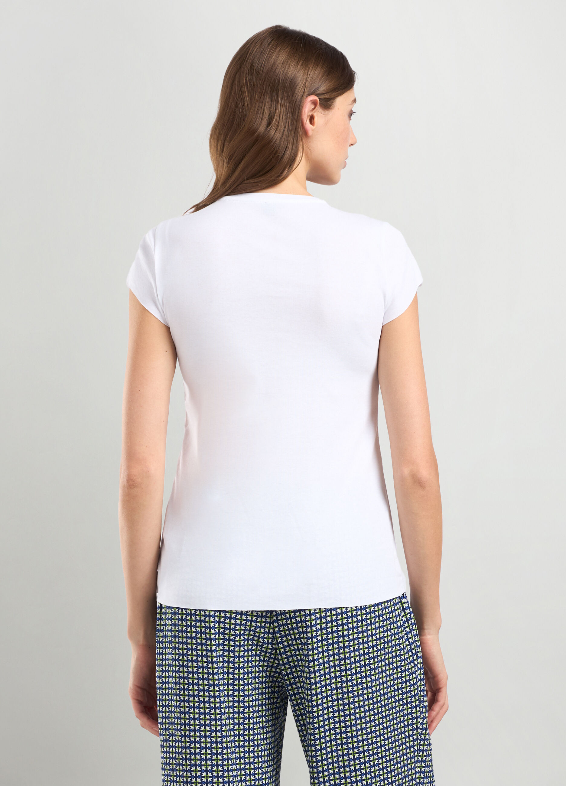 T-shirt in puro cotone donna_1