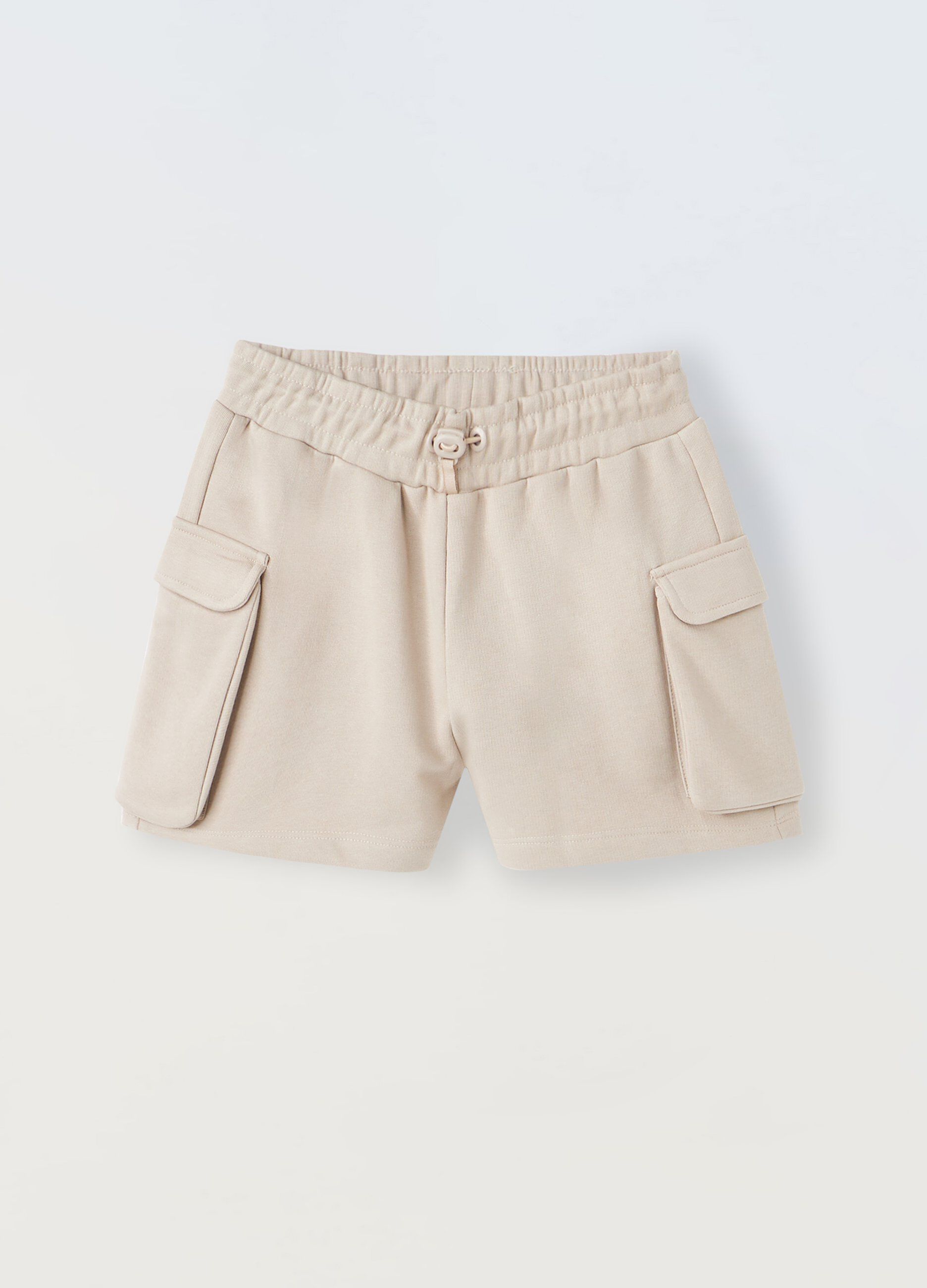 Shorts cargo in misto cotone ragazza_0