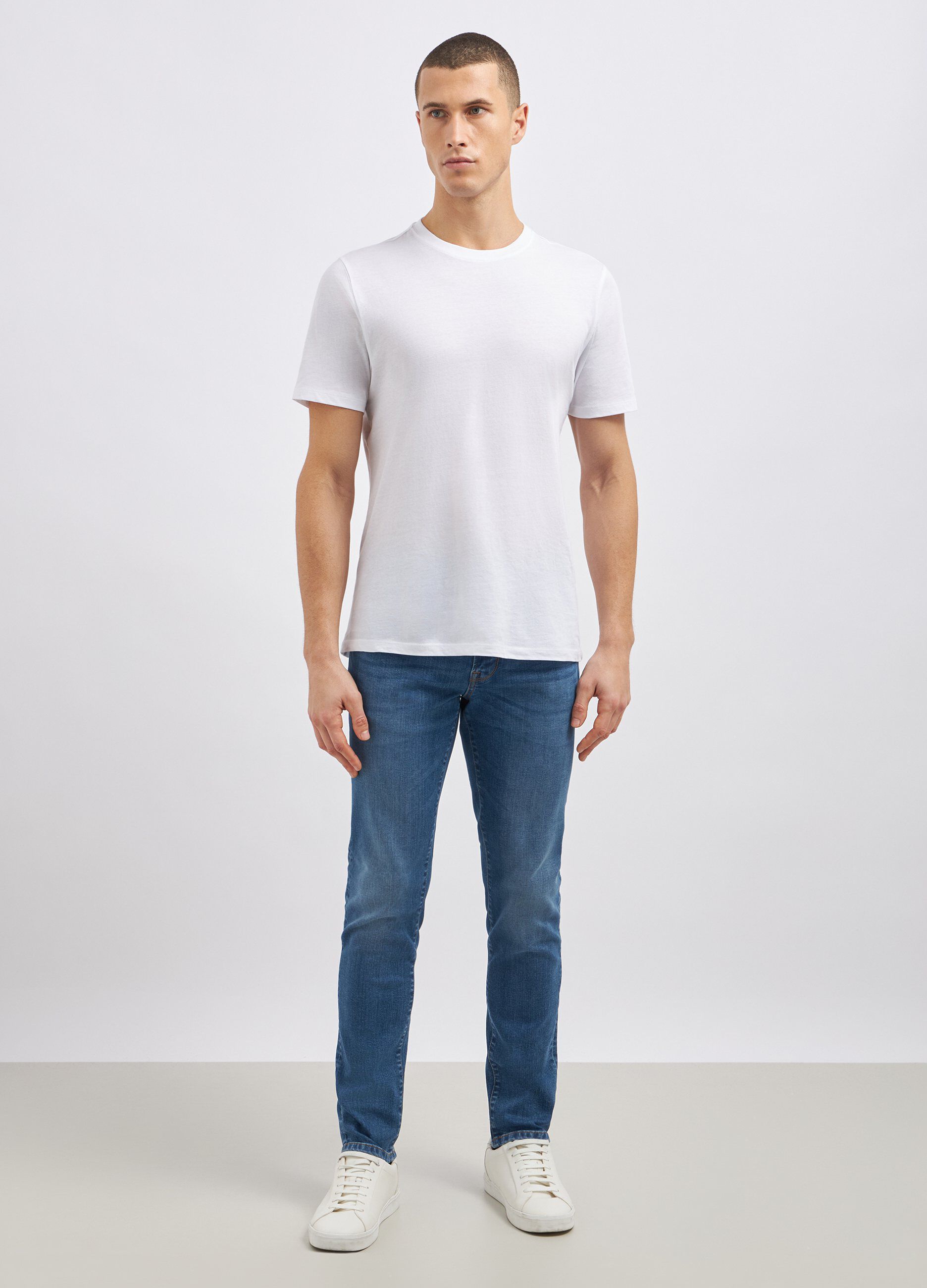 Jeans slim fit cotone stretch uomo_0