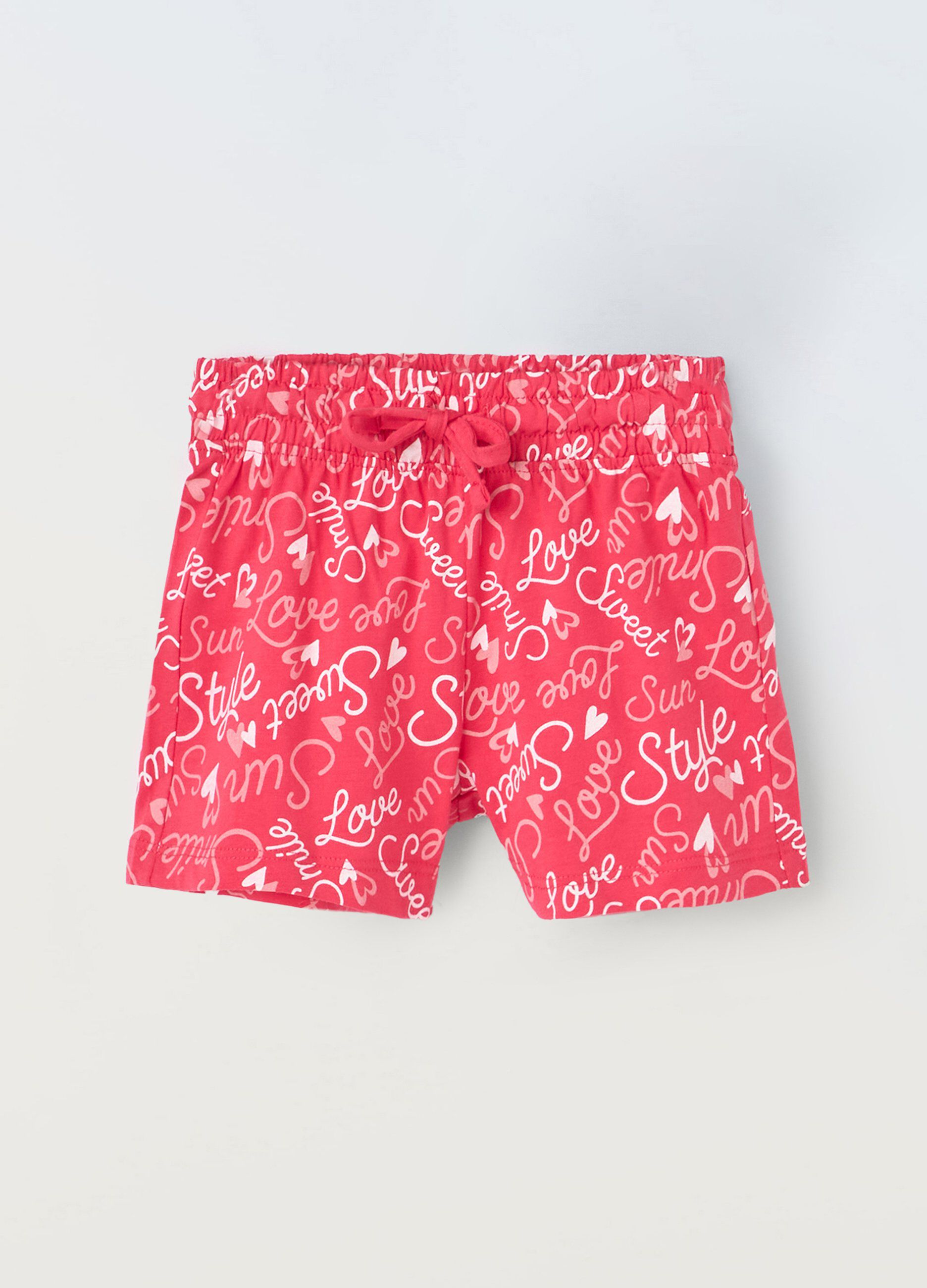 Shorts in puro cotone bambina_0