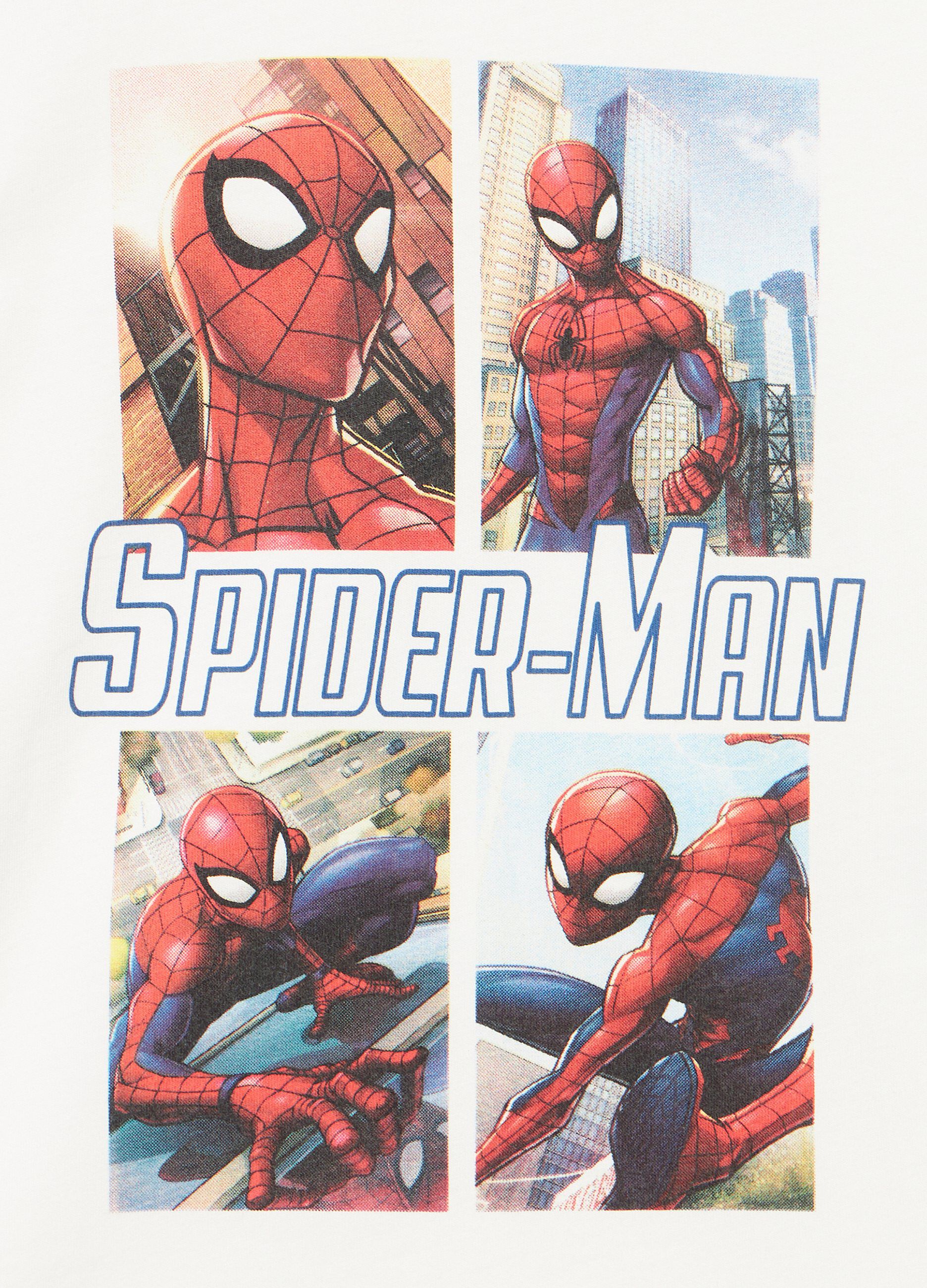 T-shirt in puro cotone con stampa Spider-Man bambino_1
