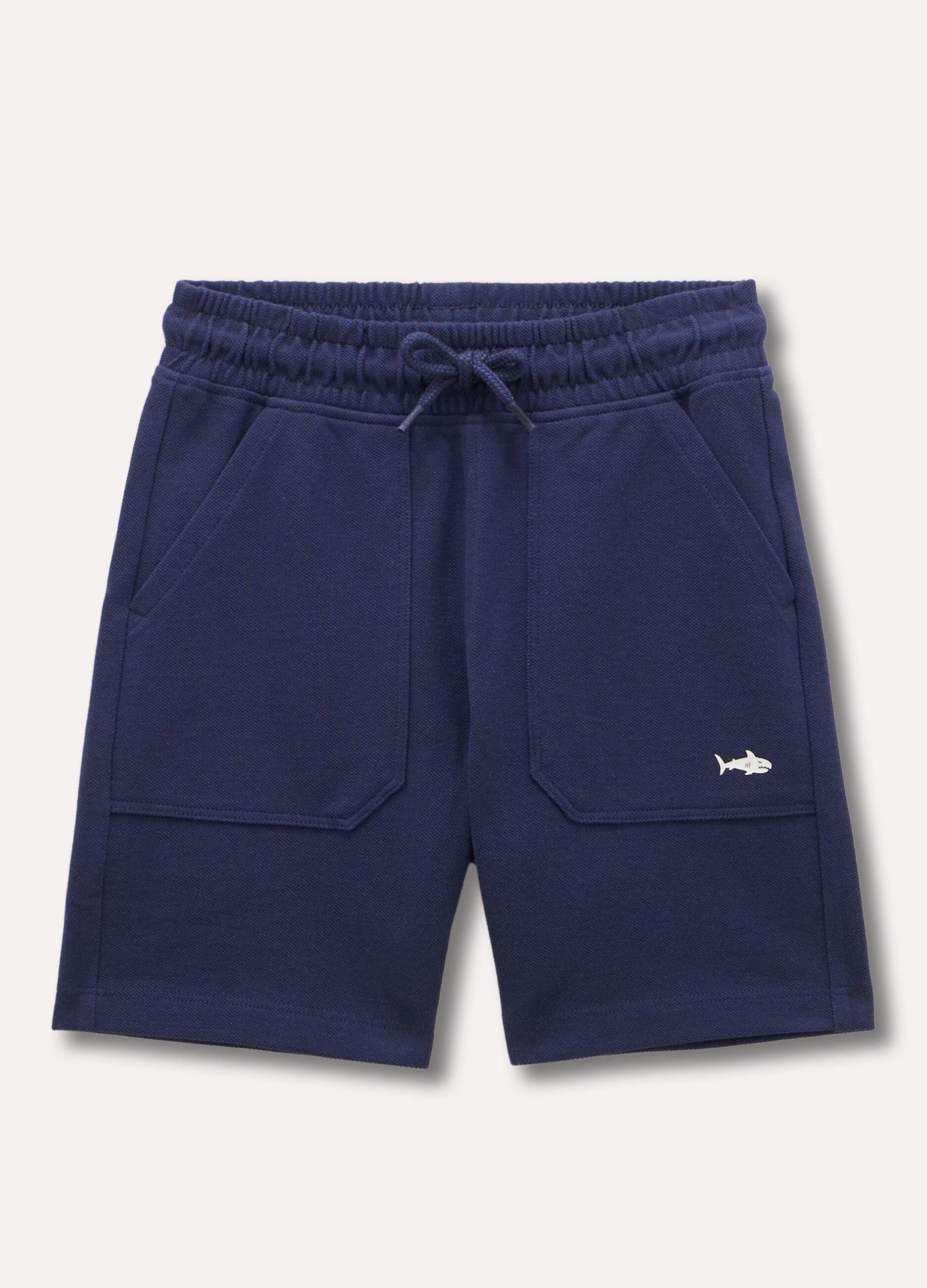 Shorts in cotone Piquet bambino_0