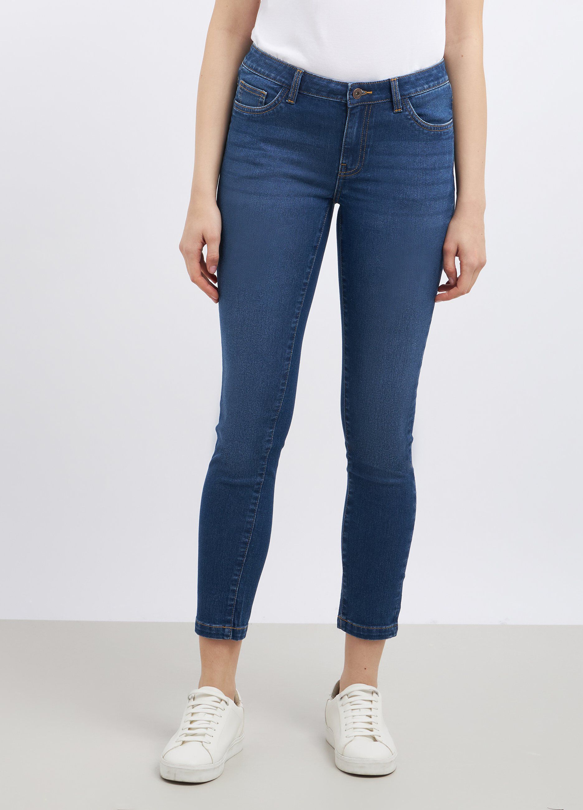 Jeans in misto cotone stretch donna_1