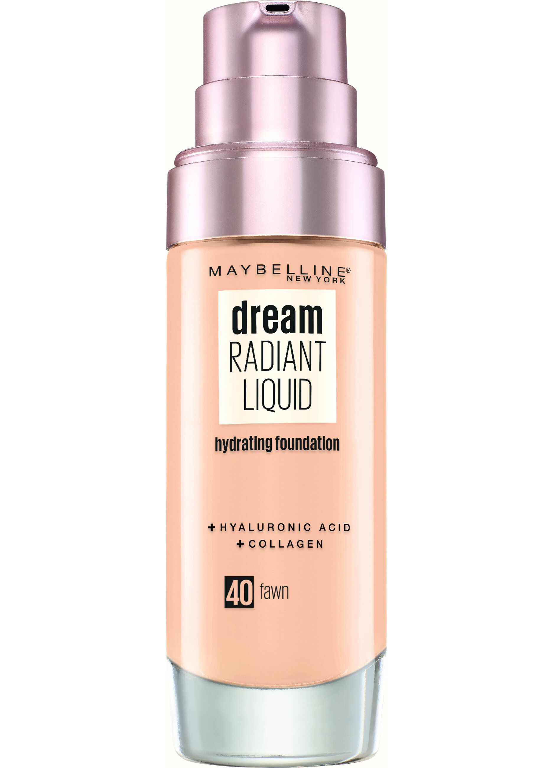 Maybelline New York Fondotinta Dream Satin Liquid, Look Naturale, Effetto Satinato, Fawn, 30 ml._0