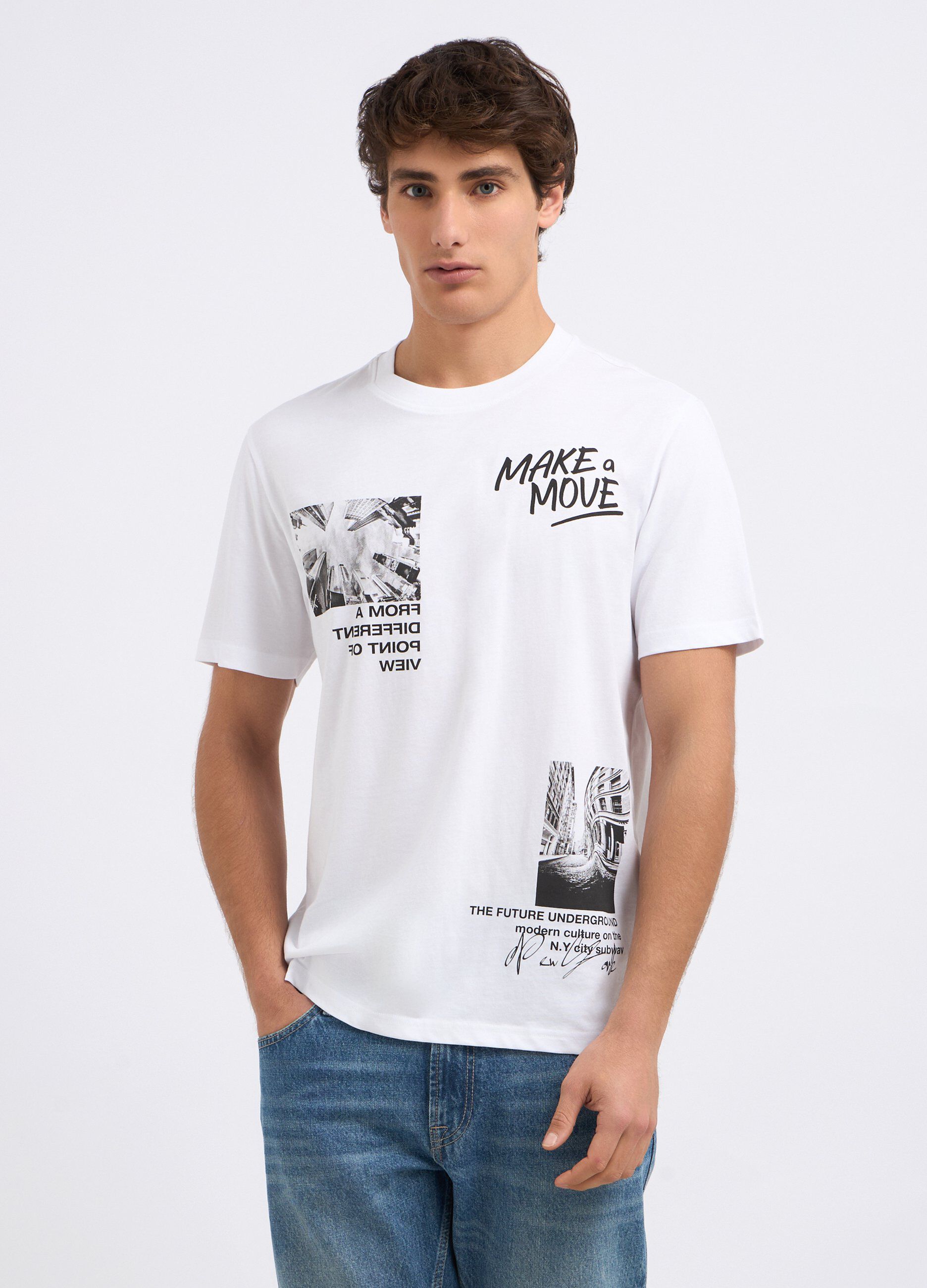 T-shirt in puro cotone uomo_0