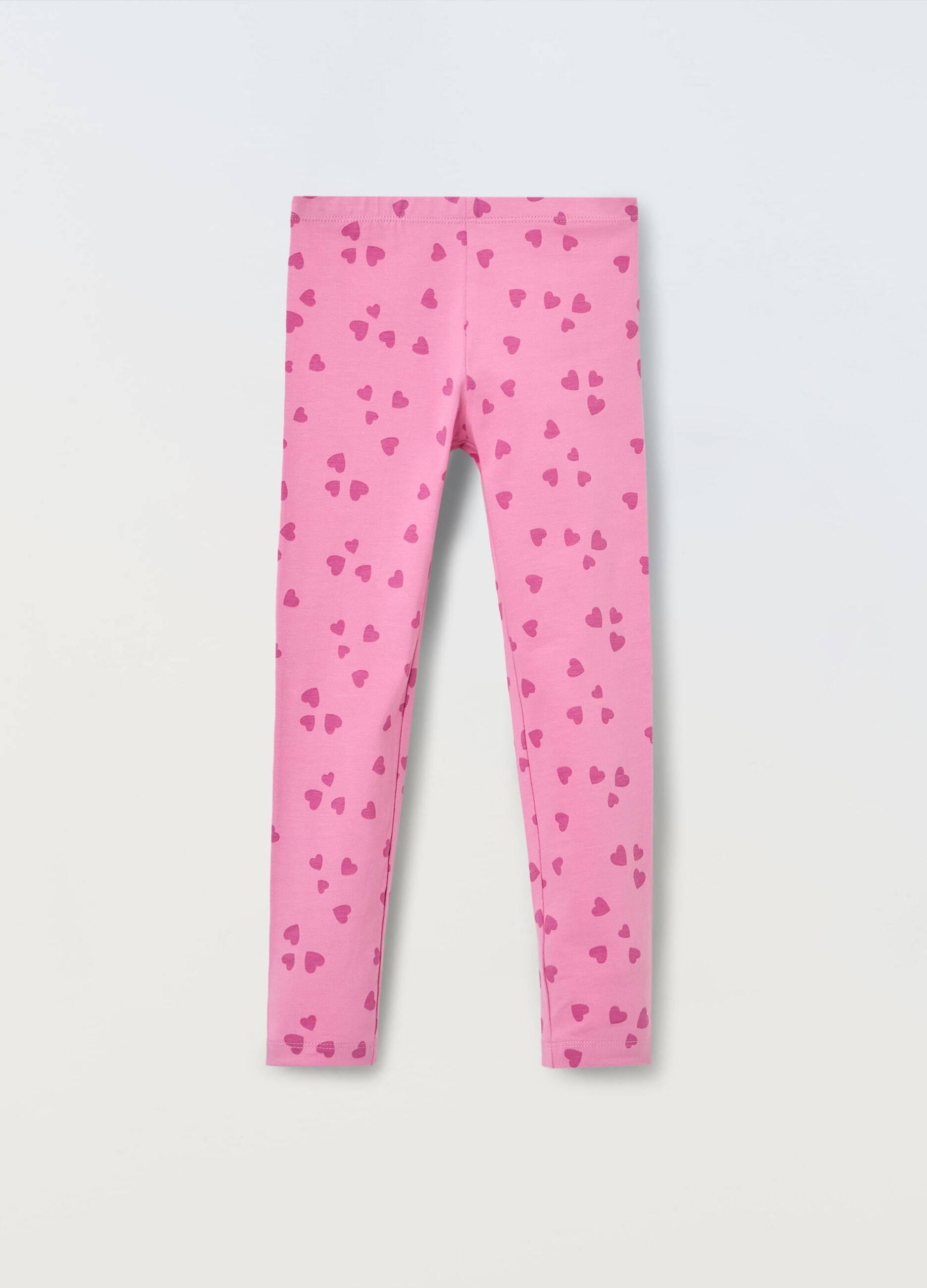 Leggings in cotone stretch bambina_0